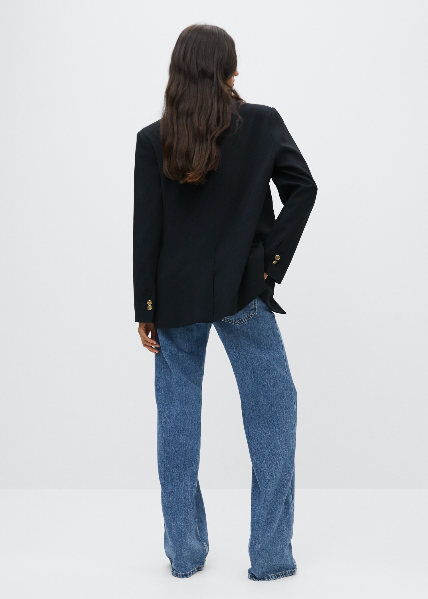 Double-breasted blazer - Reverse of the article