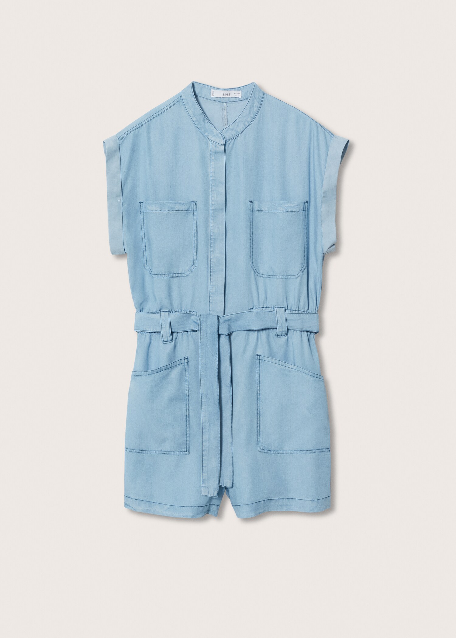 Denim jumpsuit short - Article without model