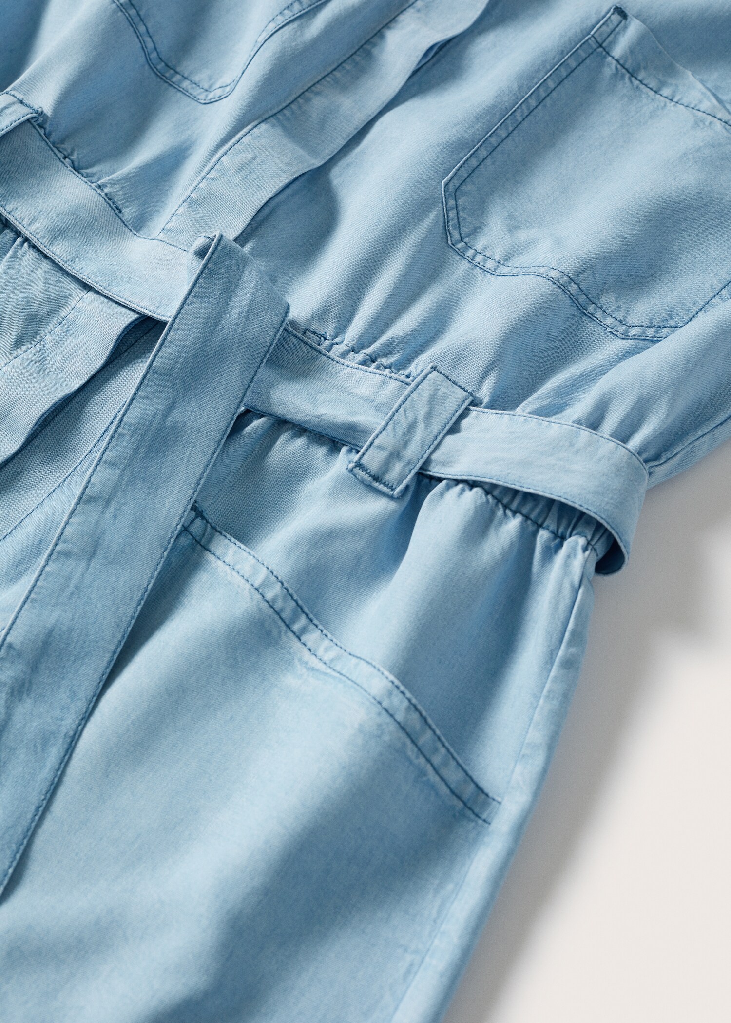 Denim jumpsuit short - Details of the article 8