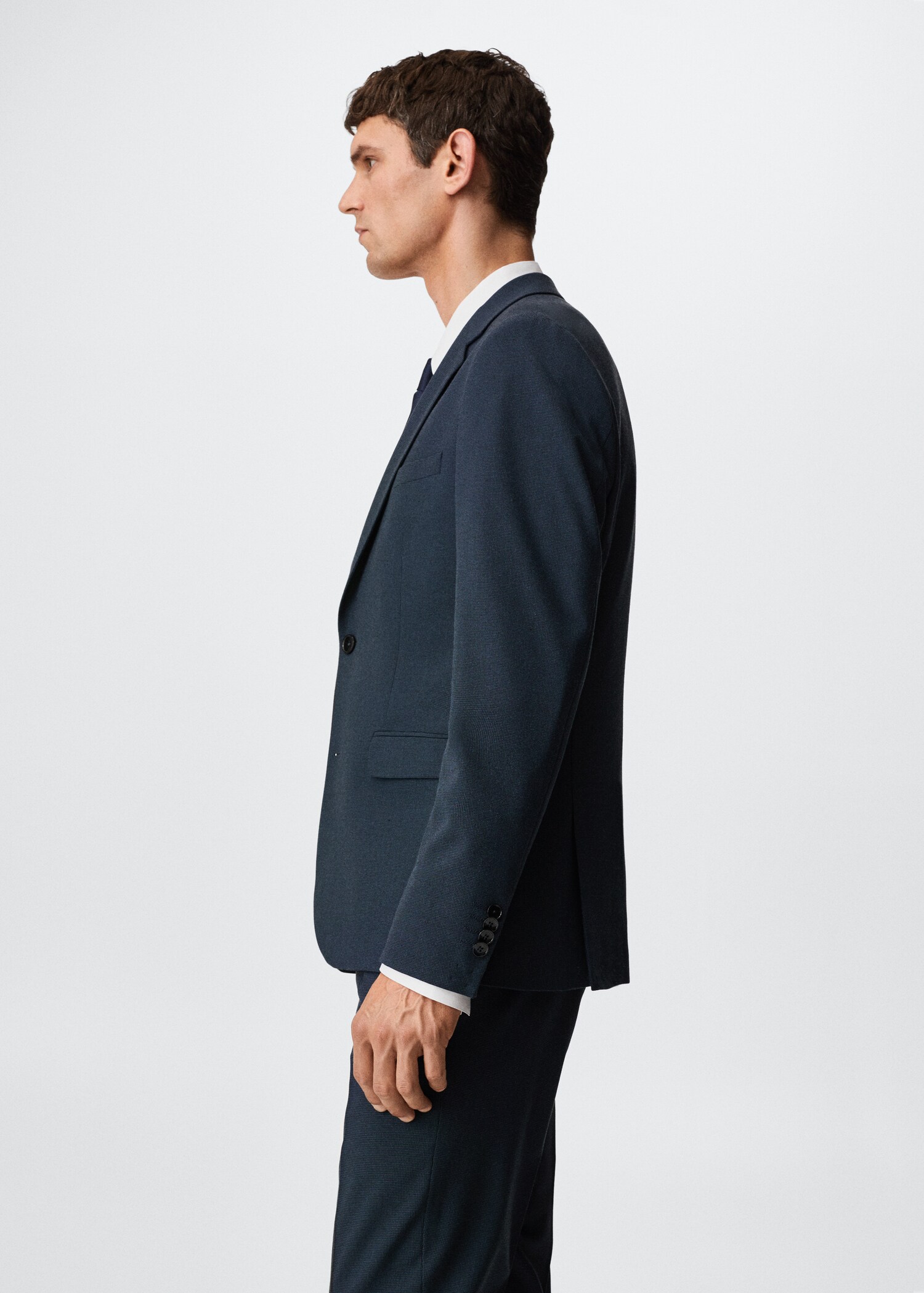 Veste de costume super slim fit microstructure - Détail de l'article 2