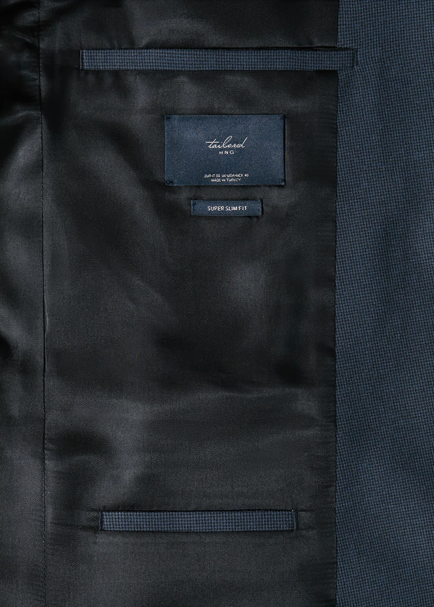 Veste de costume super slim fit microstructure - Détail de l'article 8