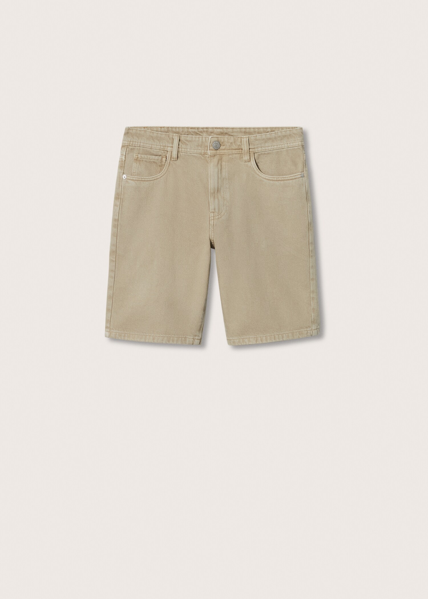 Light denim Bermuda shorts - Article without model