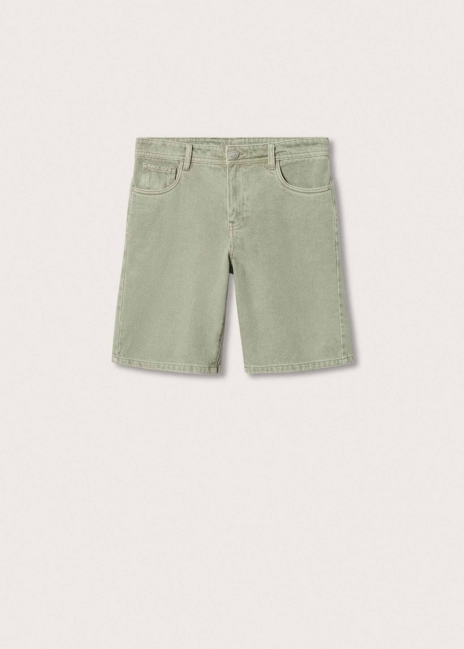 Light denim Bermuda shorts - Article without model
