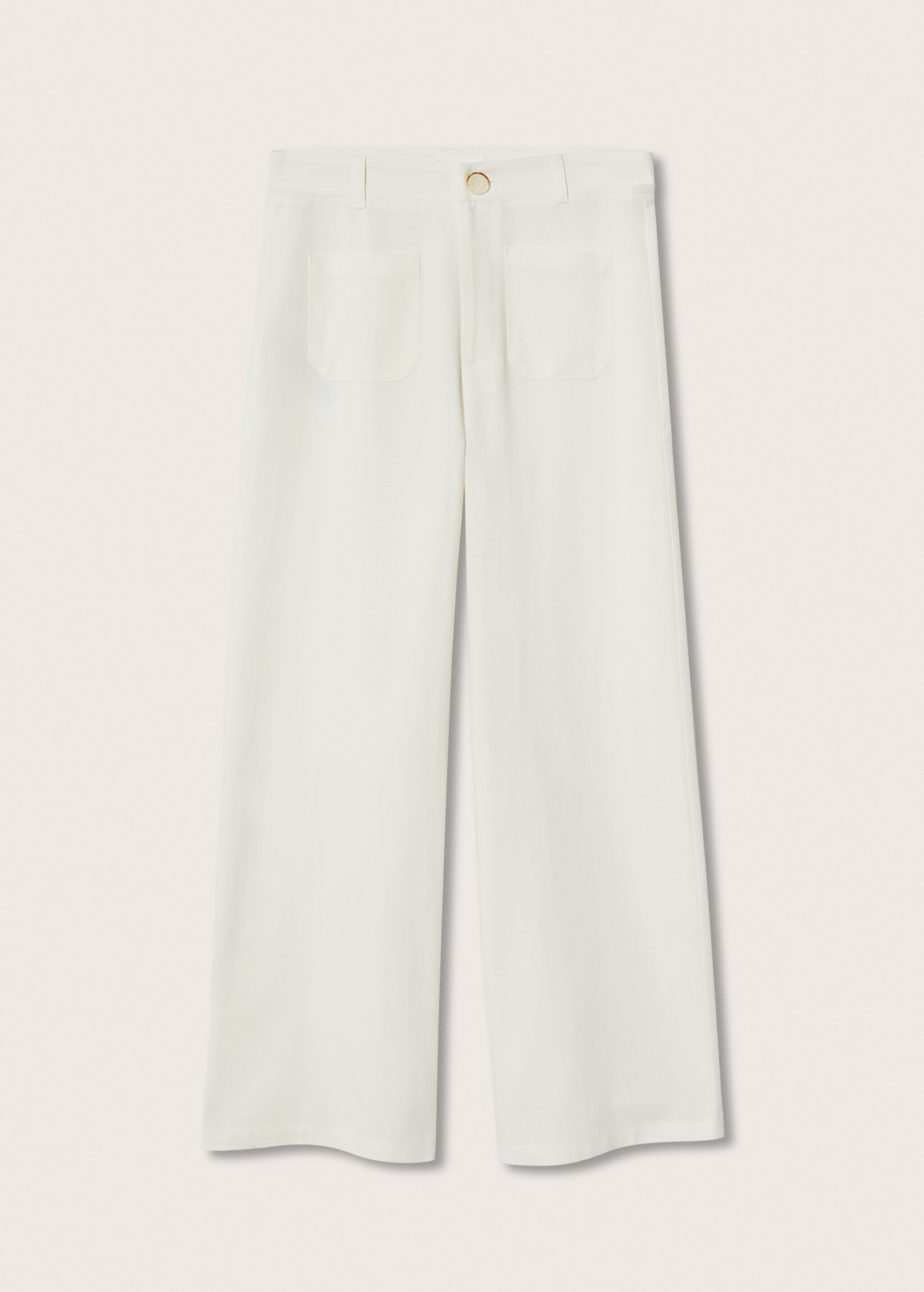 Linen palazzo trousers - Article without model