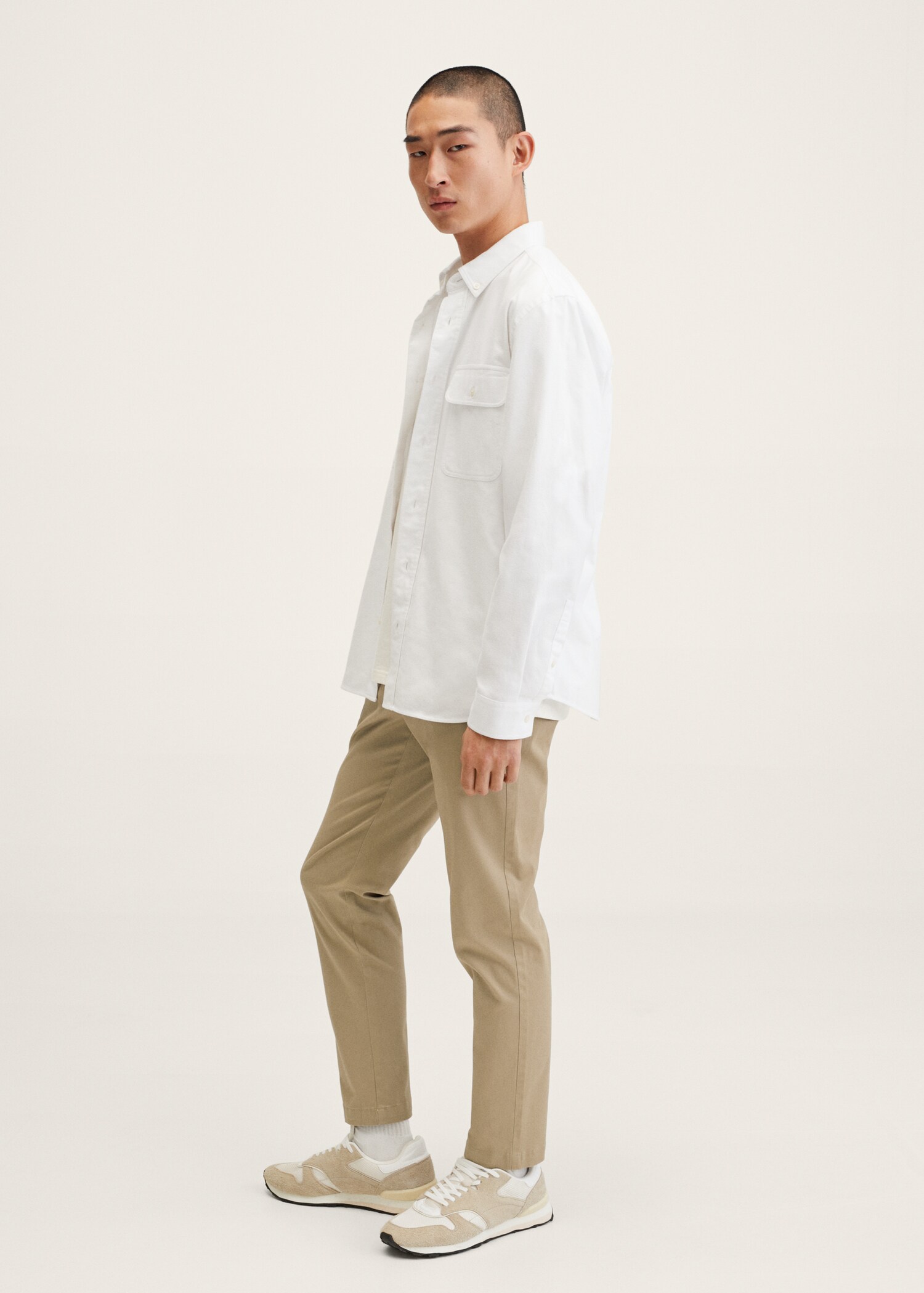 Pantalón algodón tapered crop - Detalle del artículo 1