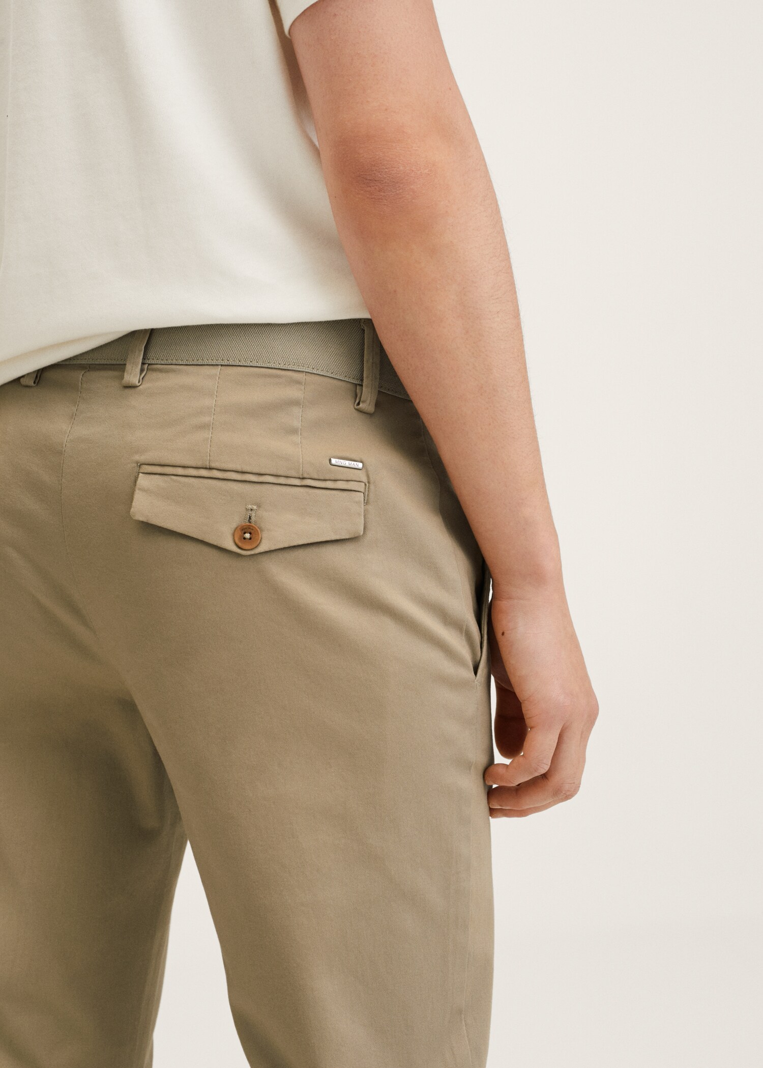 Pantalón algodón tapered crop - Detalle del artículo 3