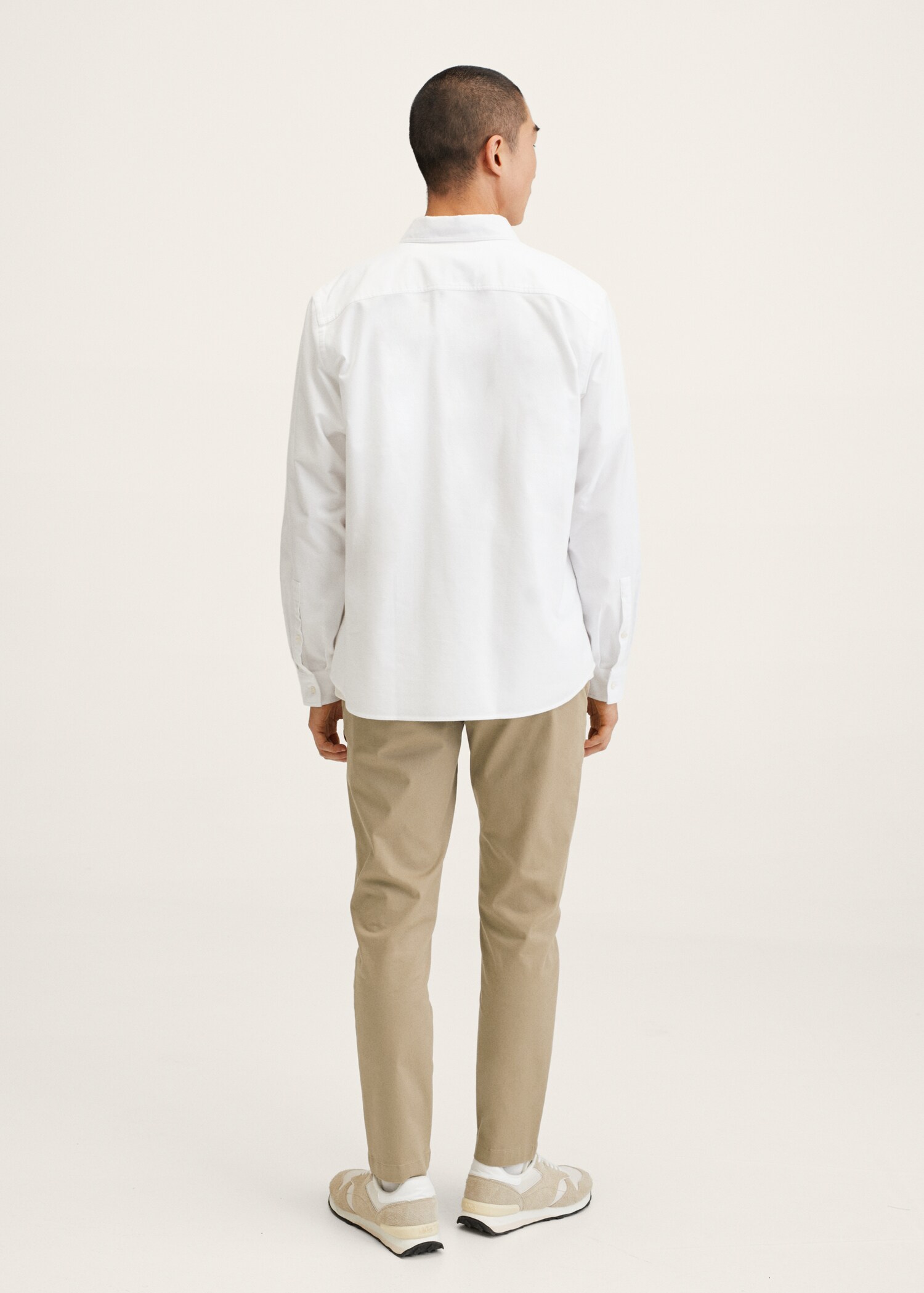 Pantalón algodón tapered crop - Reverso del artículo