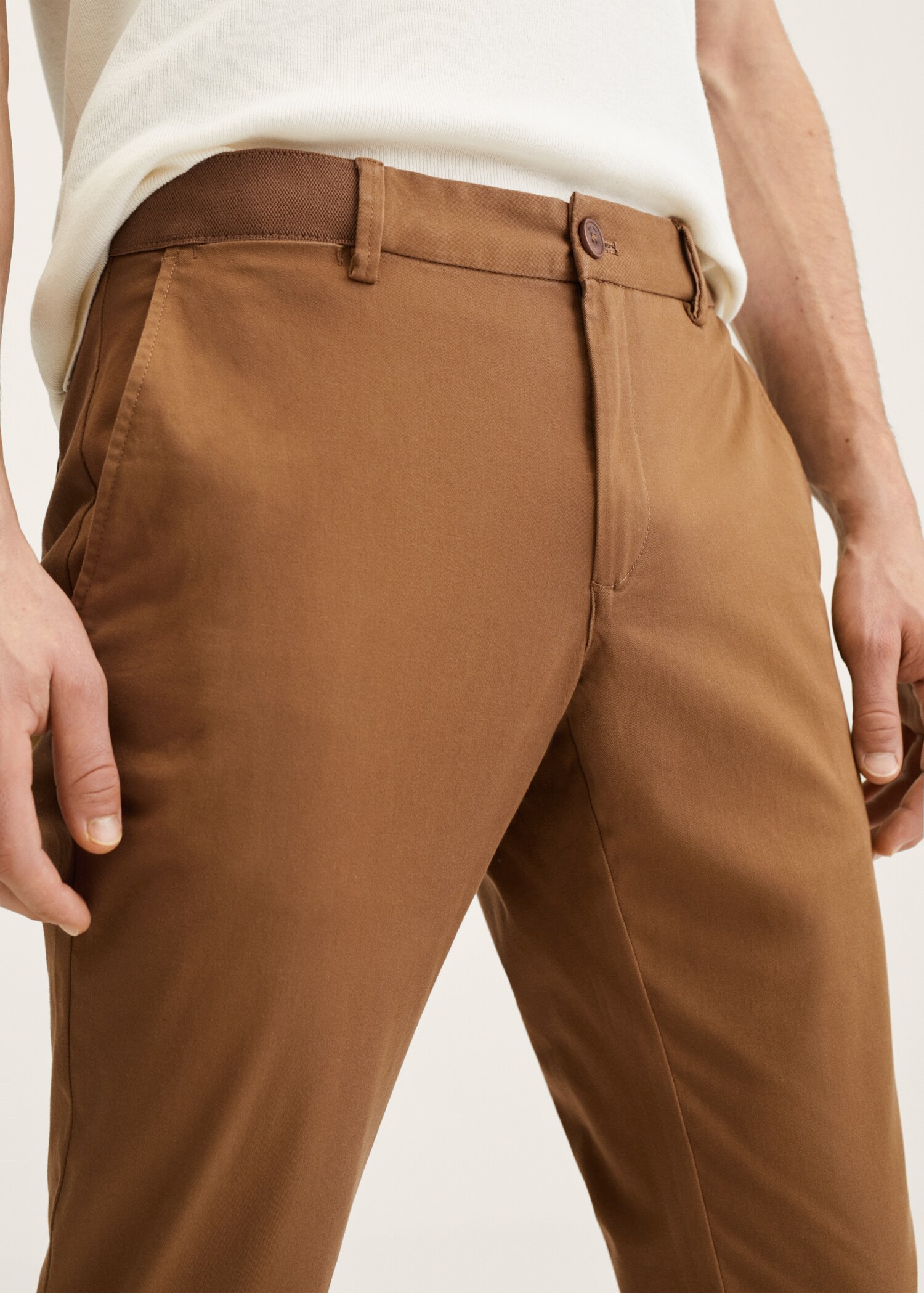 Pantalón algodón tapered crop - Detalle del artículo 1