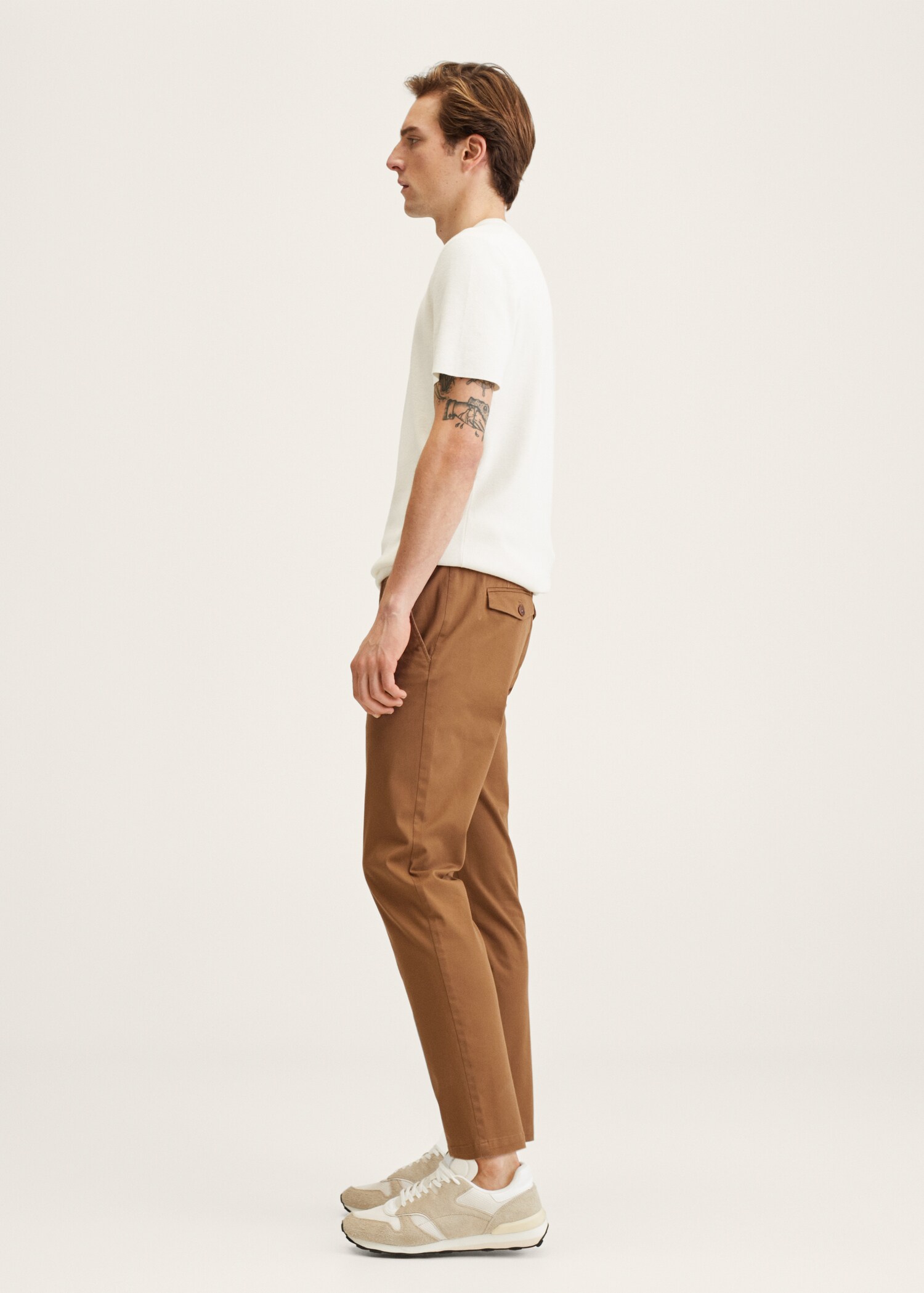 Pantalón algodón tapered crop - Detalle del artículo 2