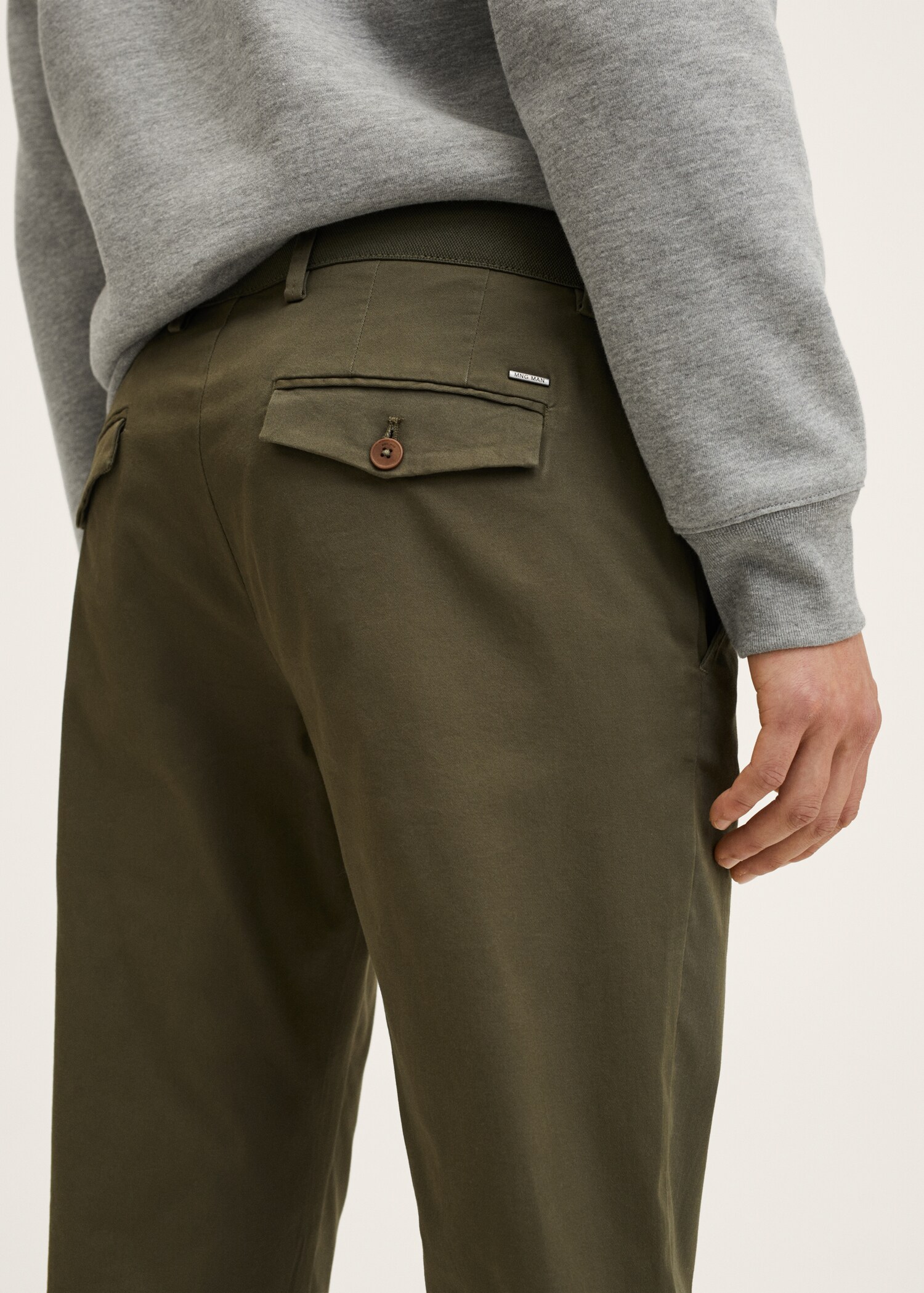 Pantalón algodón tapered crop - Detalle del artículo 2