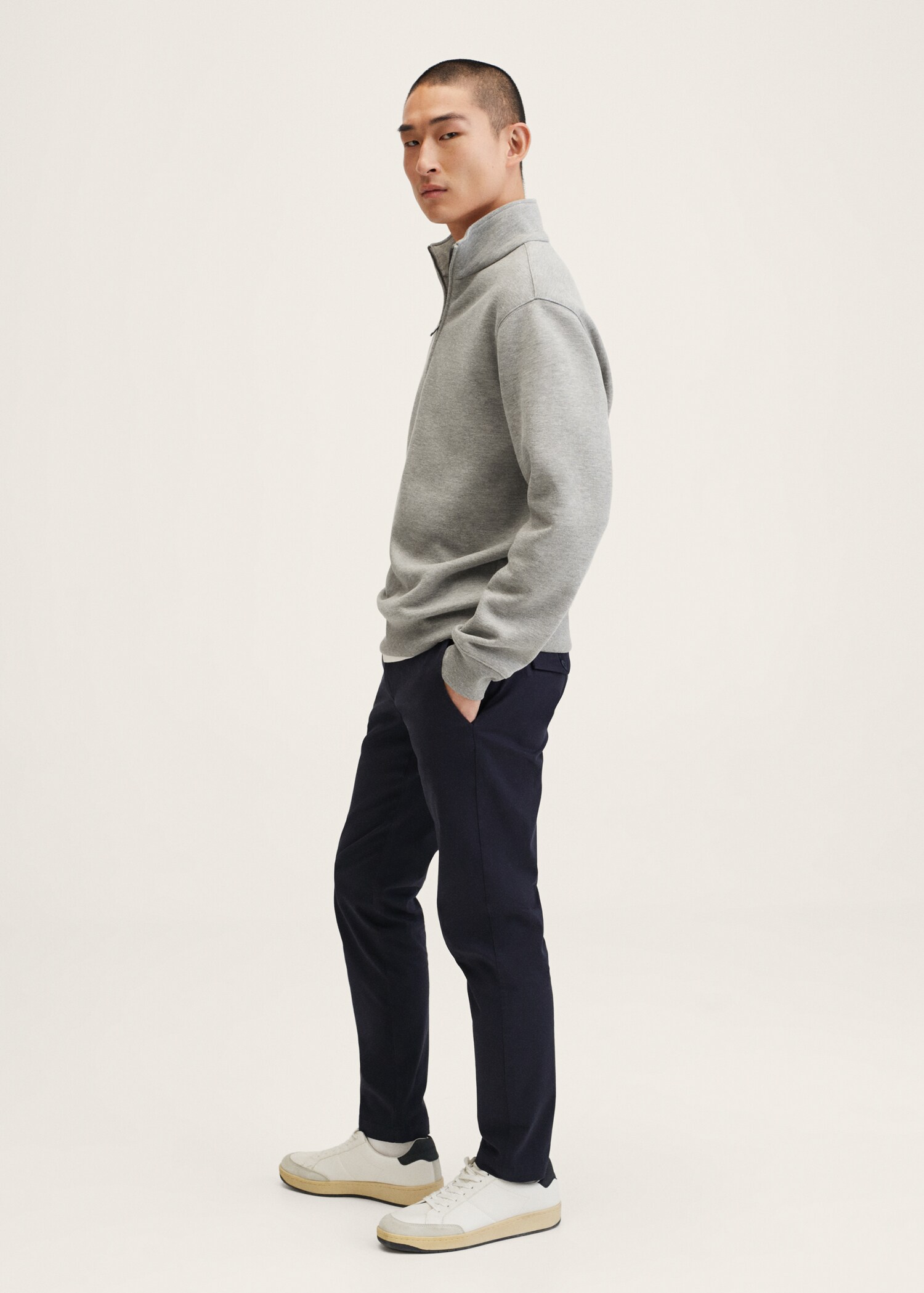 Pantalón algodón tapered crop - Detalle del artículo 1