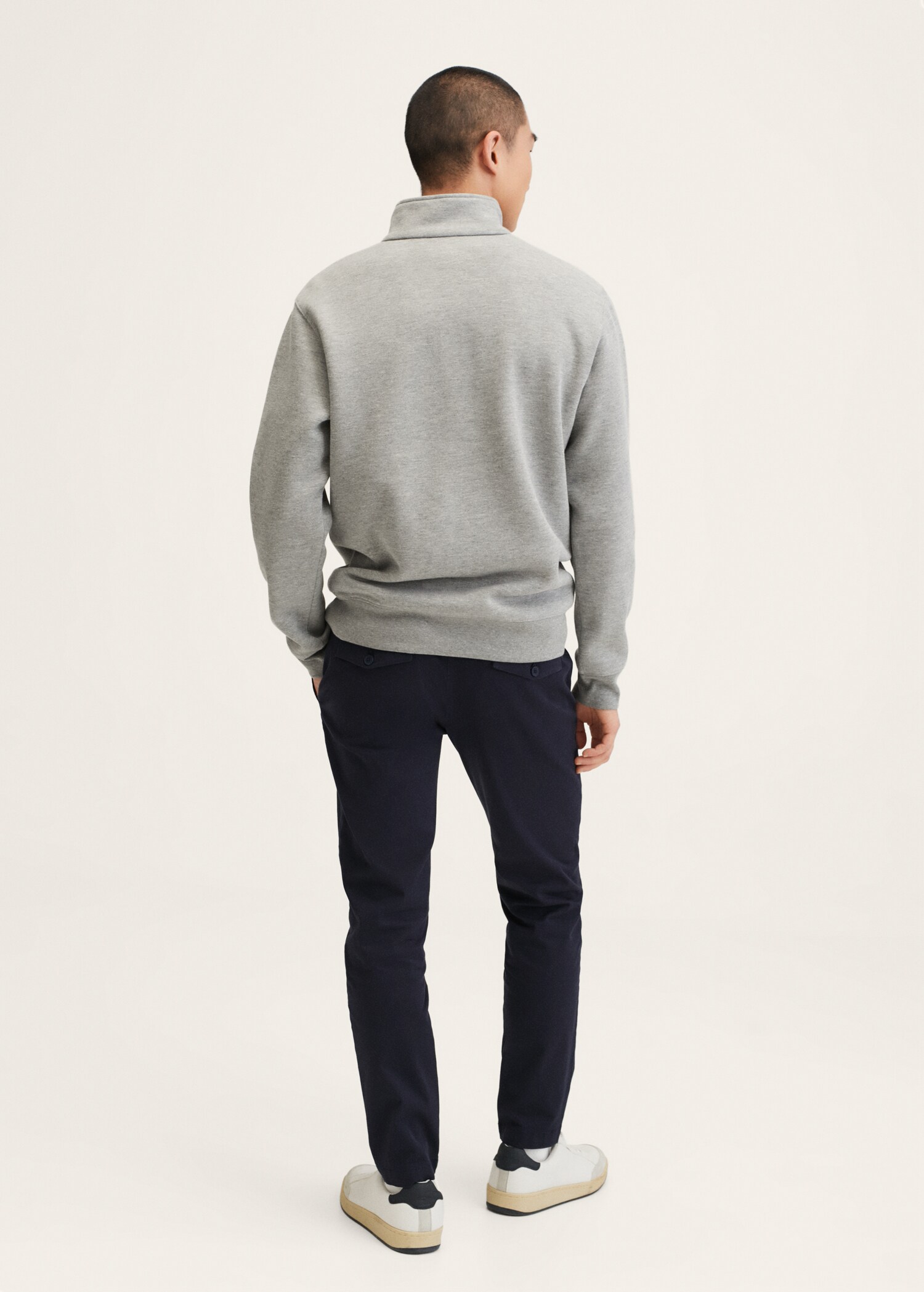 Pantalón algodón tapered crop - Reverso del artículo