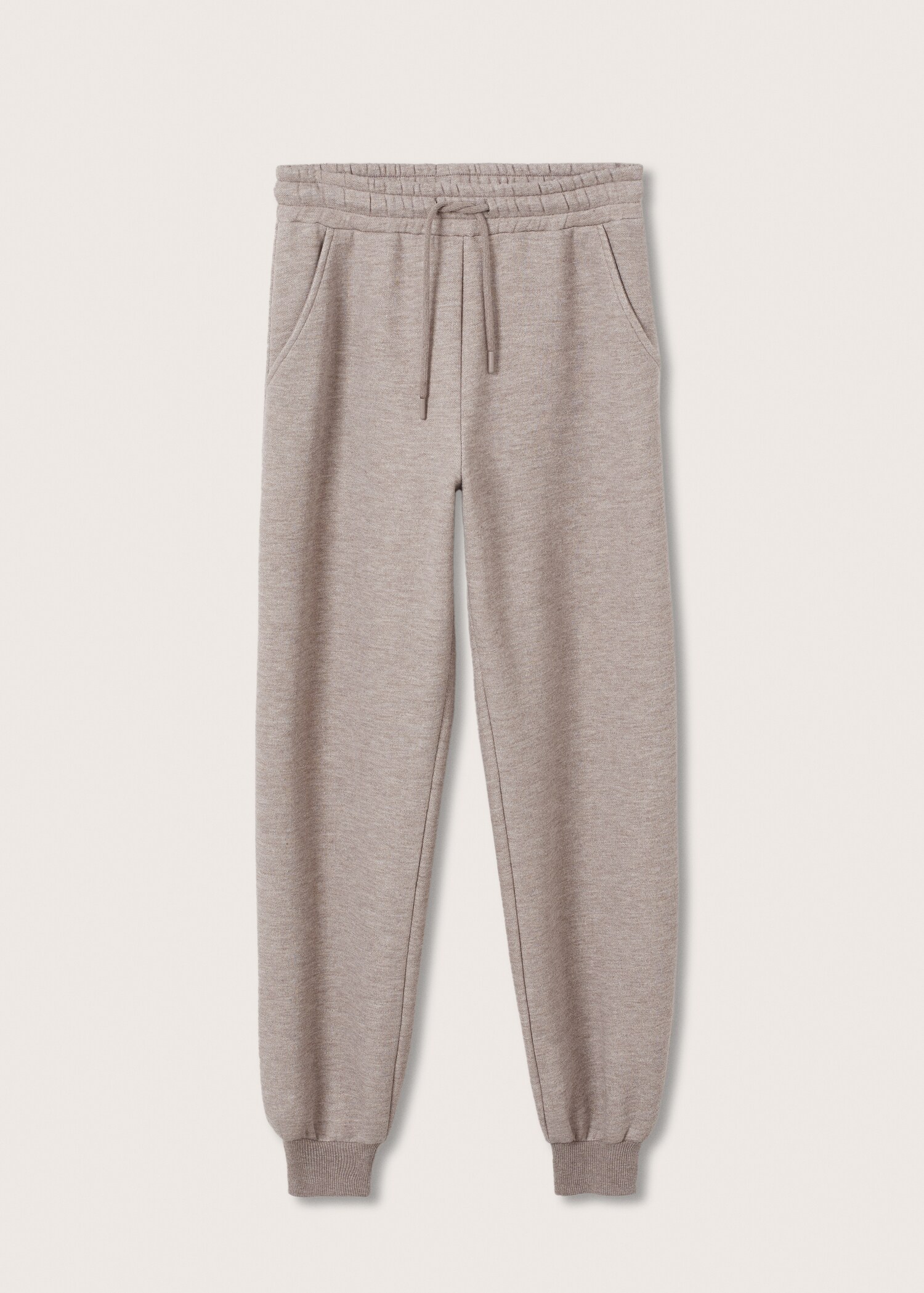Bavlněné kalhoty s elastickým pasem - Zboží bez modelu