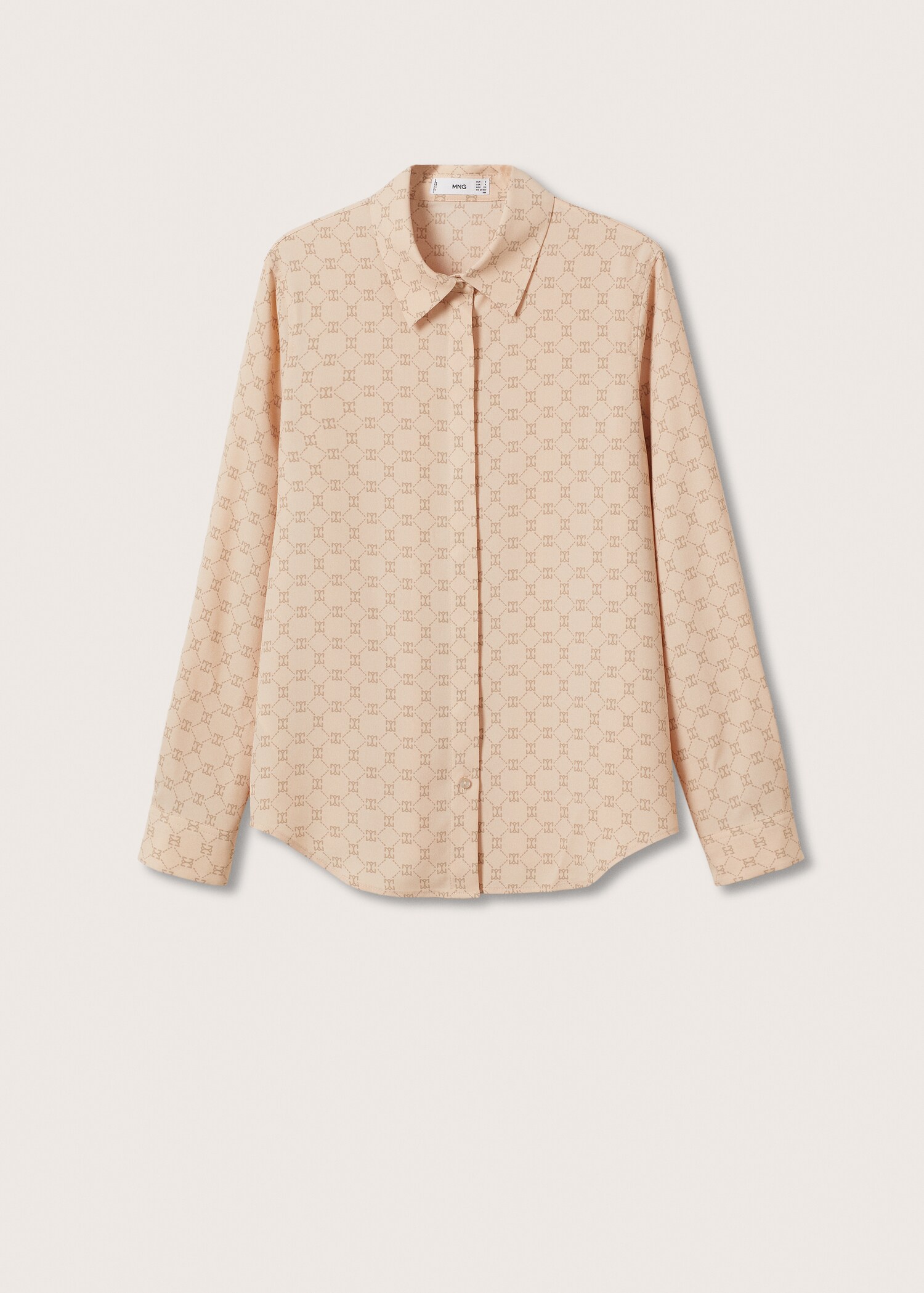 Camisa fluida estampada - Article sense model