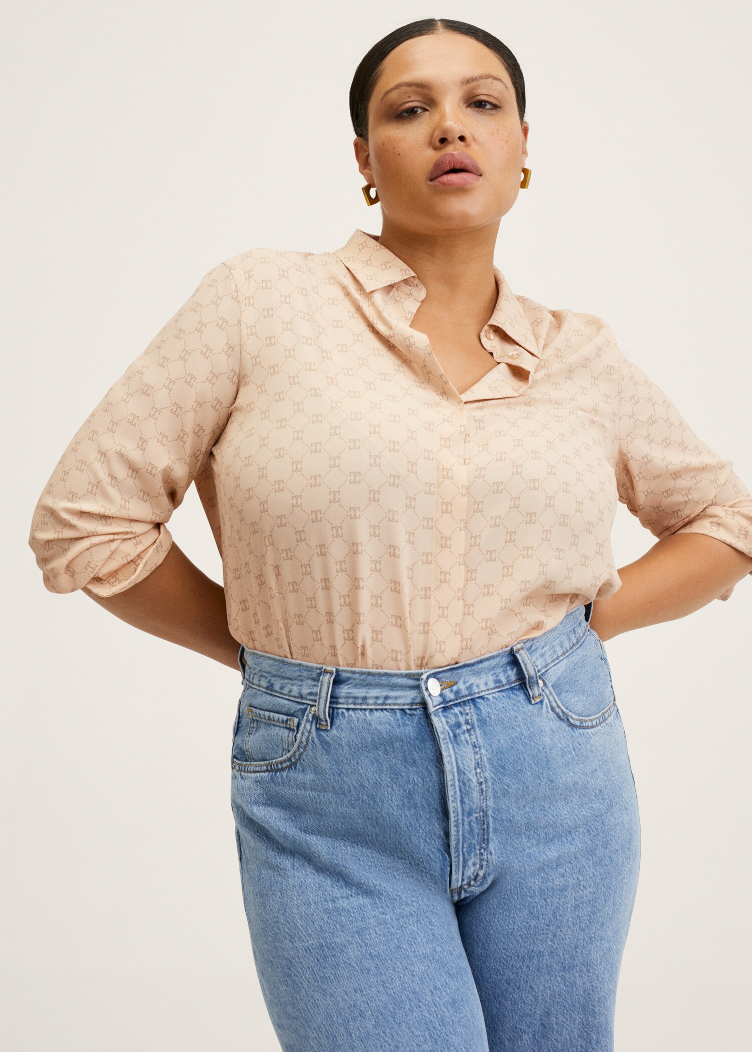 Camisa fluida estampada - Detall de l'article 5