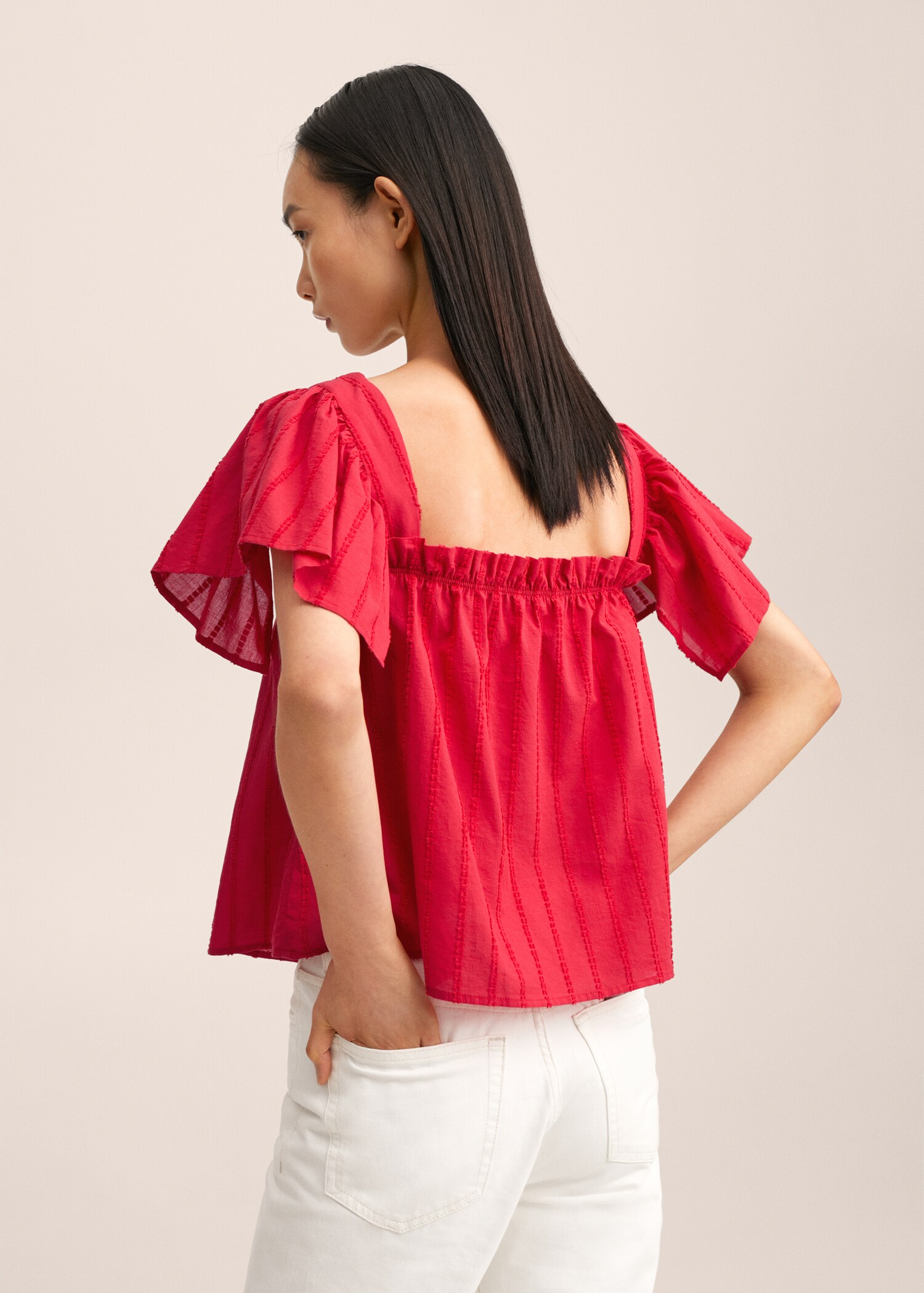Blouse 100 % coton - Verso de l’article