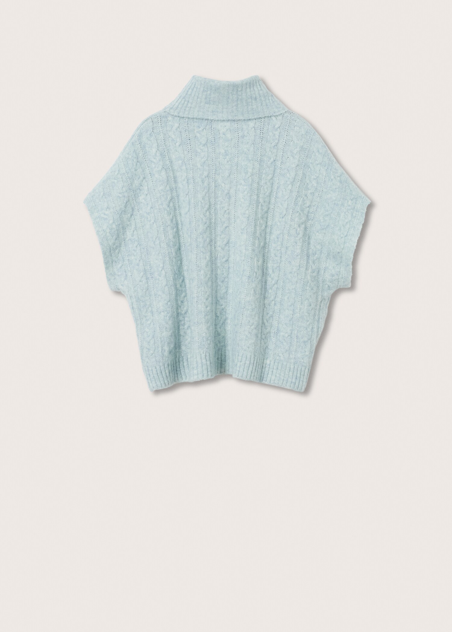 Chaleco punto ochos oversize - Reverso del artículo