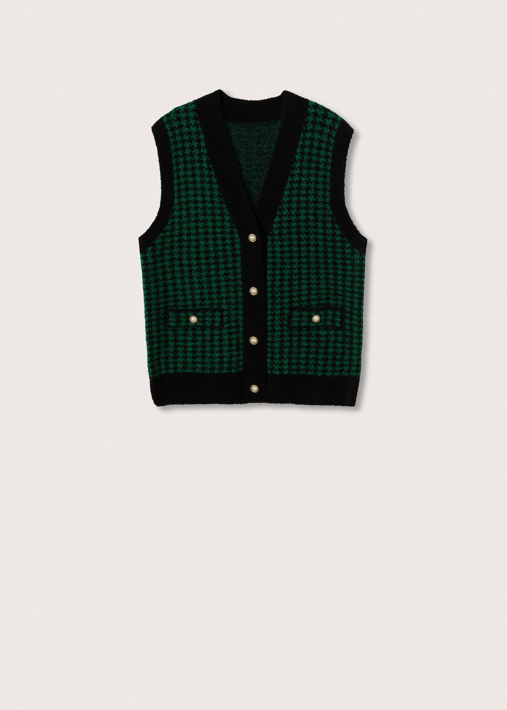Gilet pied de poule mango online