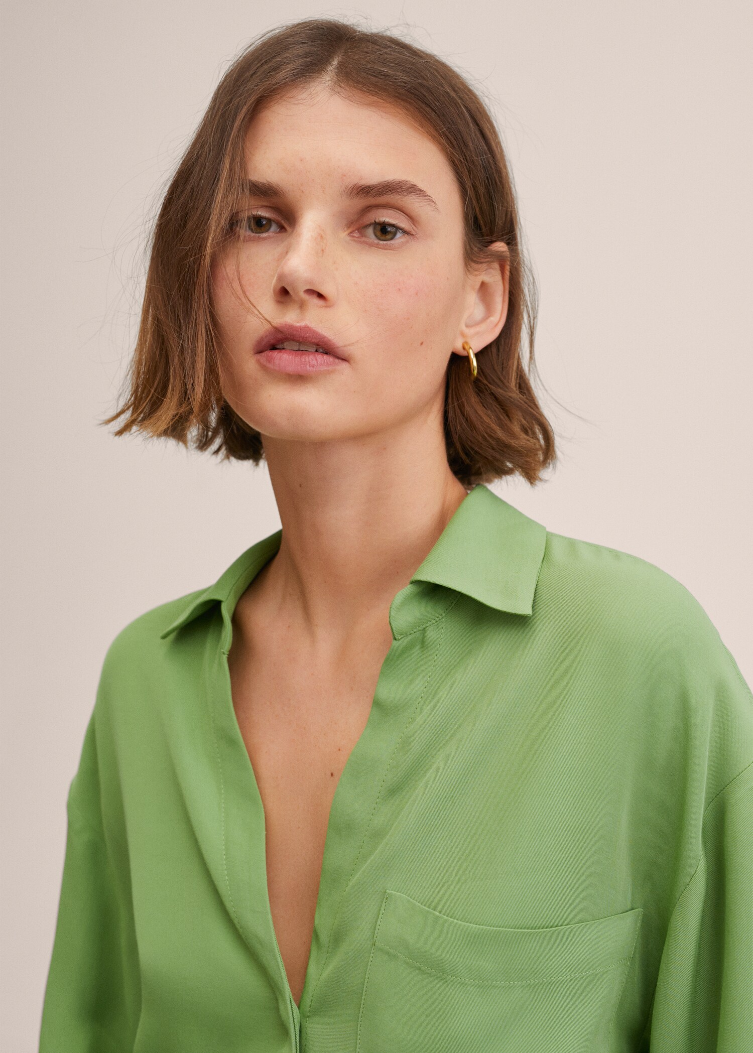 Lyocell fluid shirt - Details of the article 2
