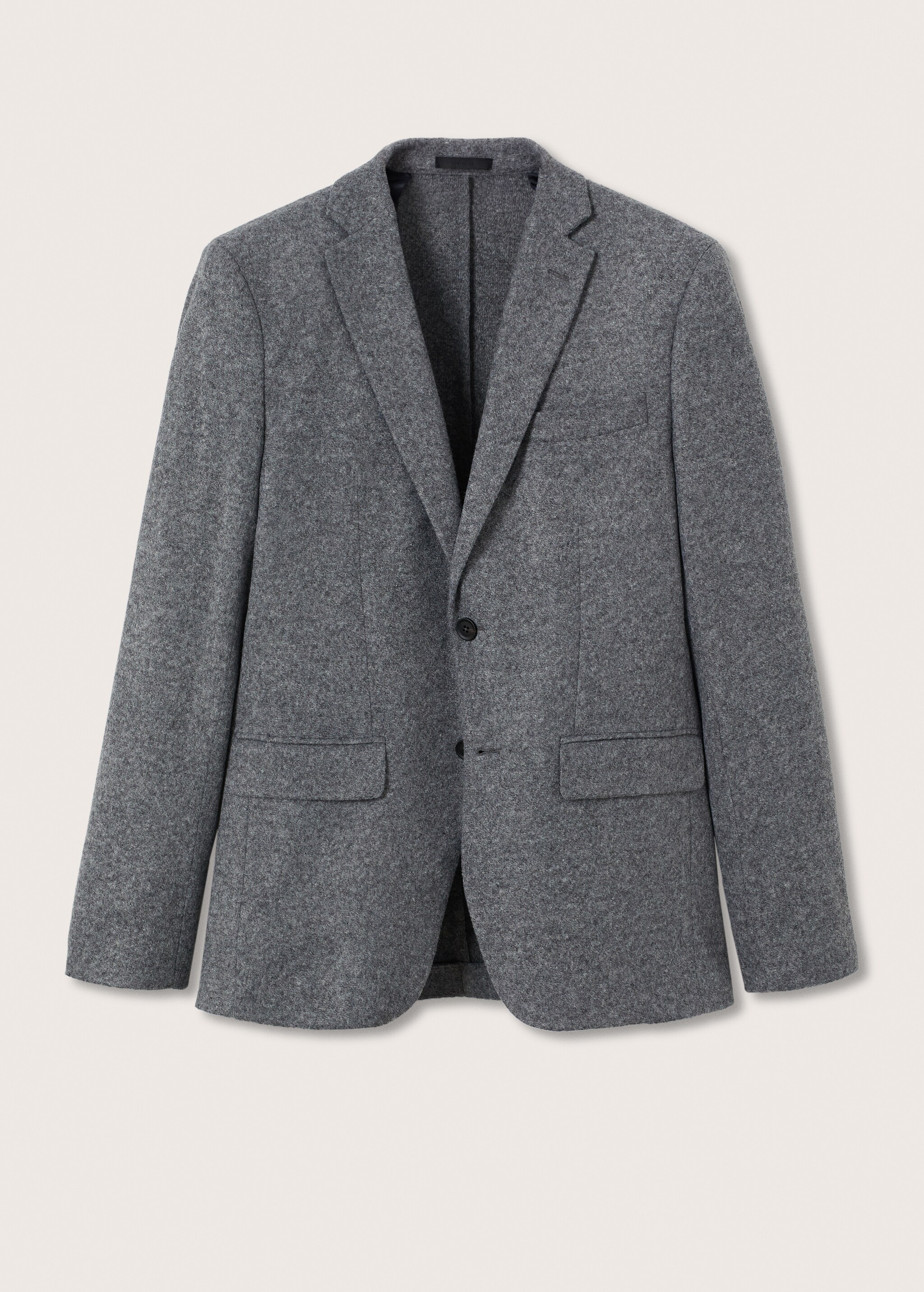 Slim-fit wool-blend jacket - Article without model