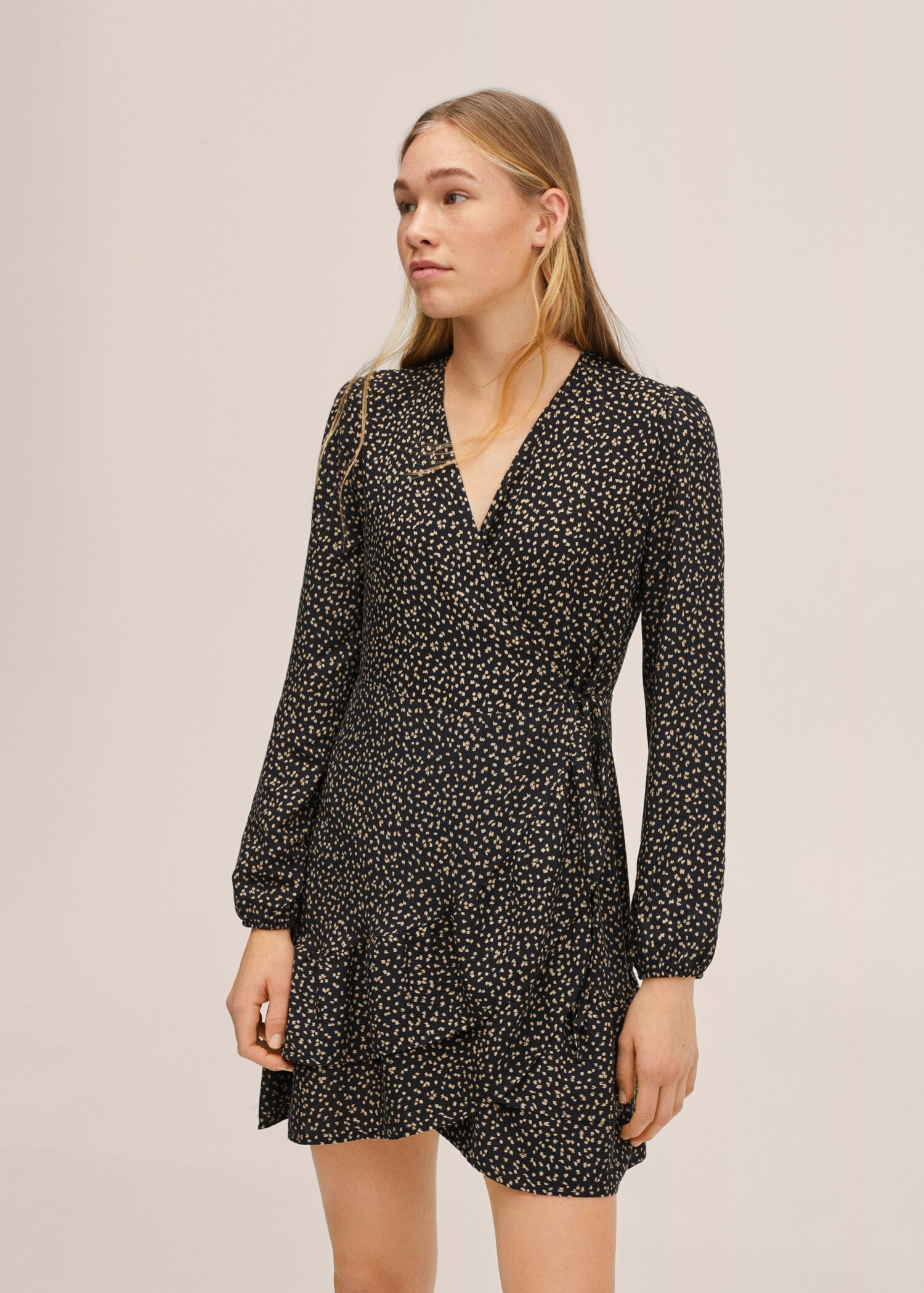 Flowy printed dress - Details of the article 1