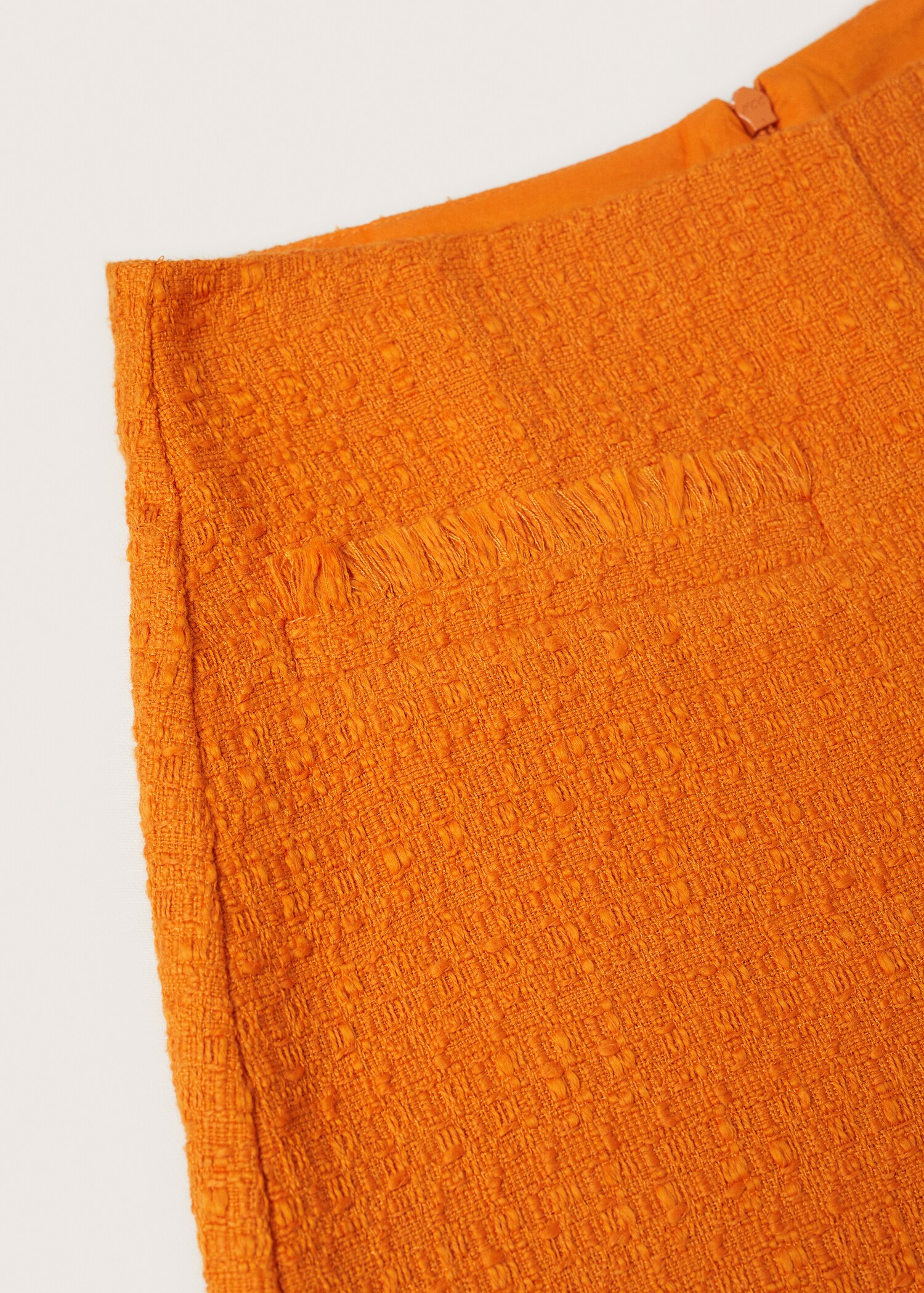 Tvídové šortky s třásněmi - Detail zboží 8