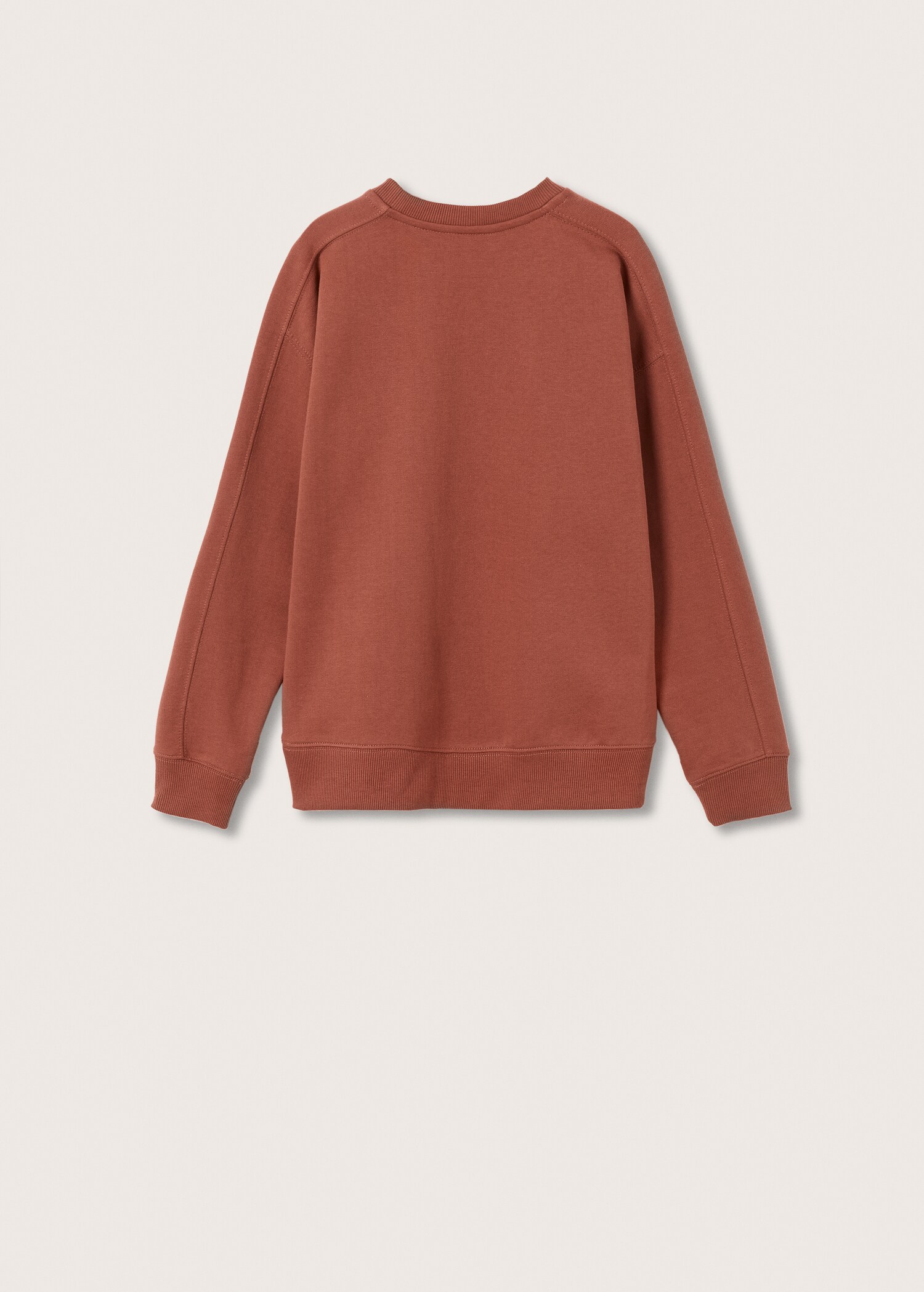 Sudadera algodón estampada - Reverso del artículo