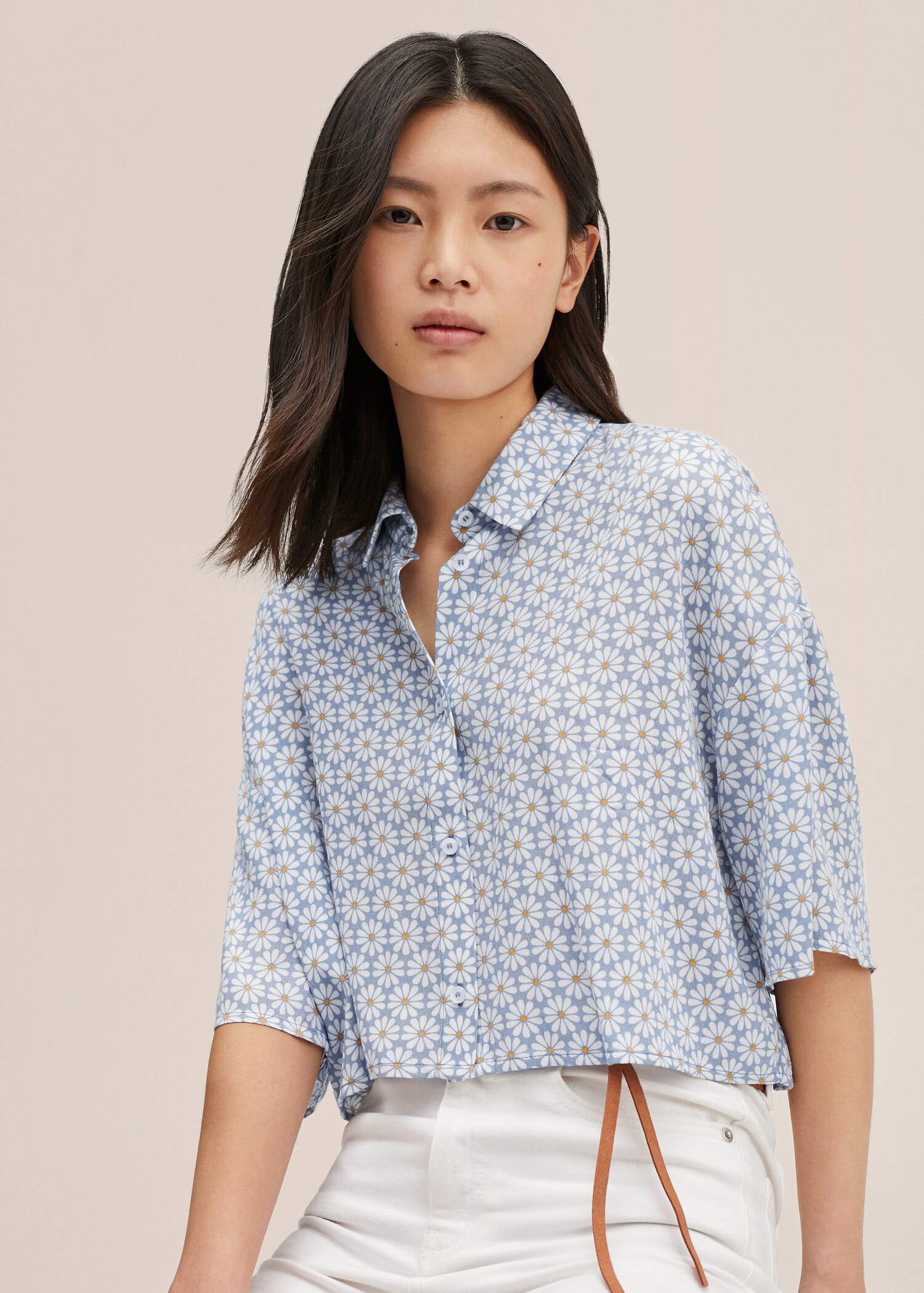 Camisa estampat floral - Detall de l'article 1