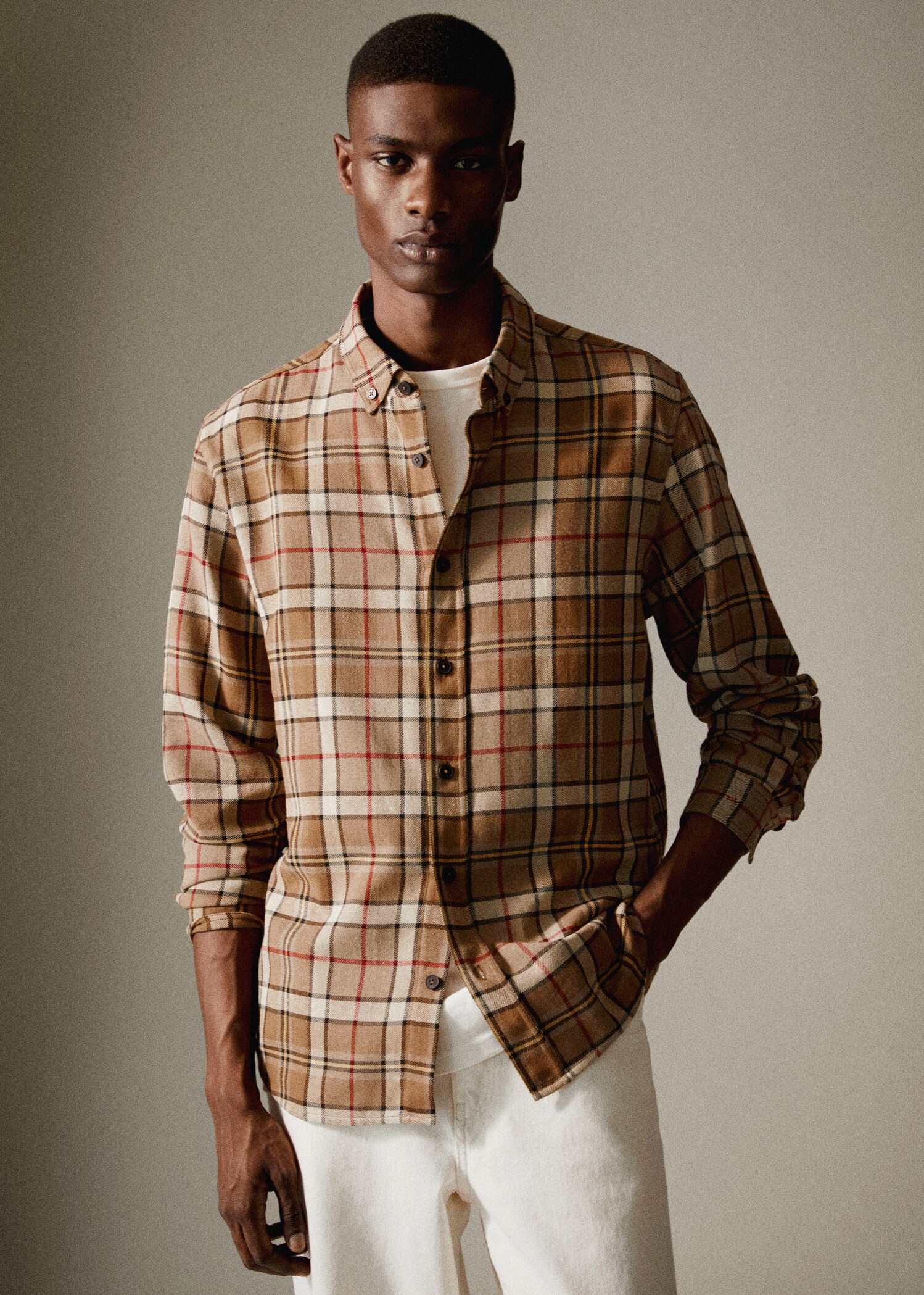 Camisa algodón cuadros - Detalle del artículo 5