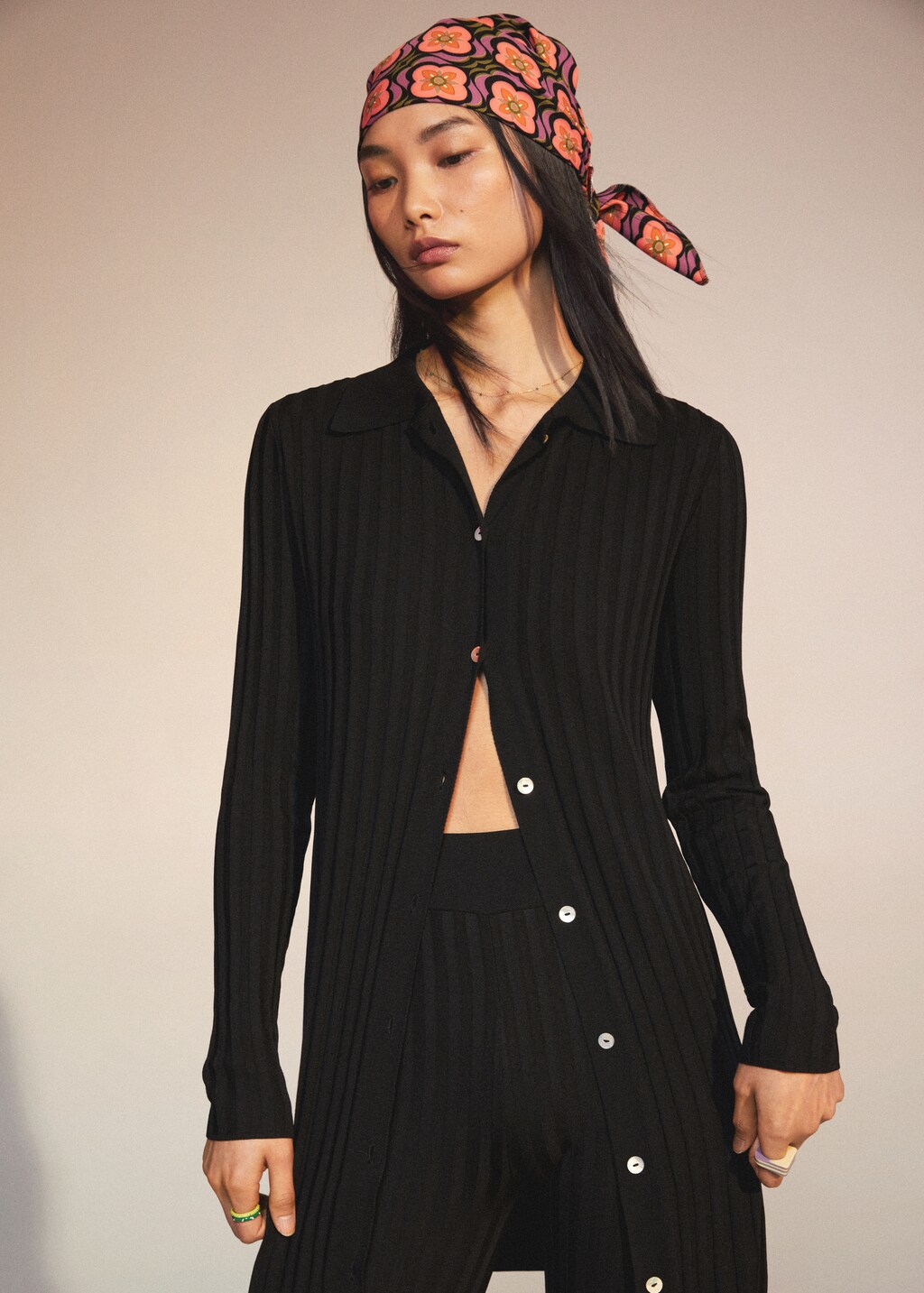 Mango ribbed cardigan shop