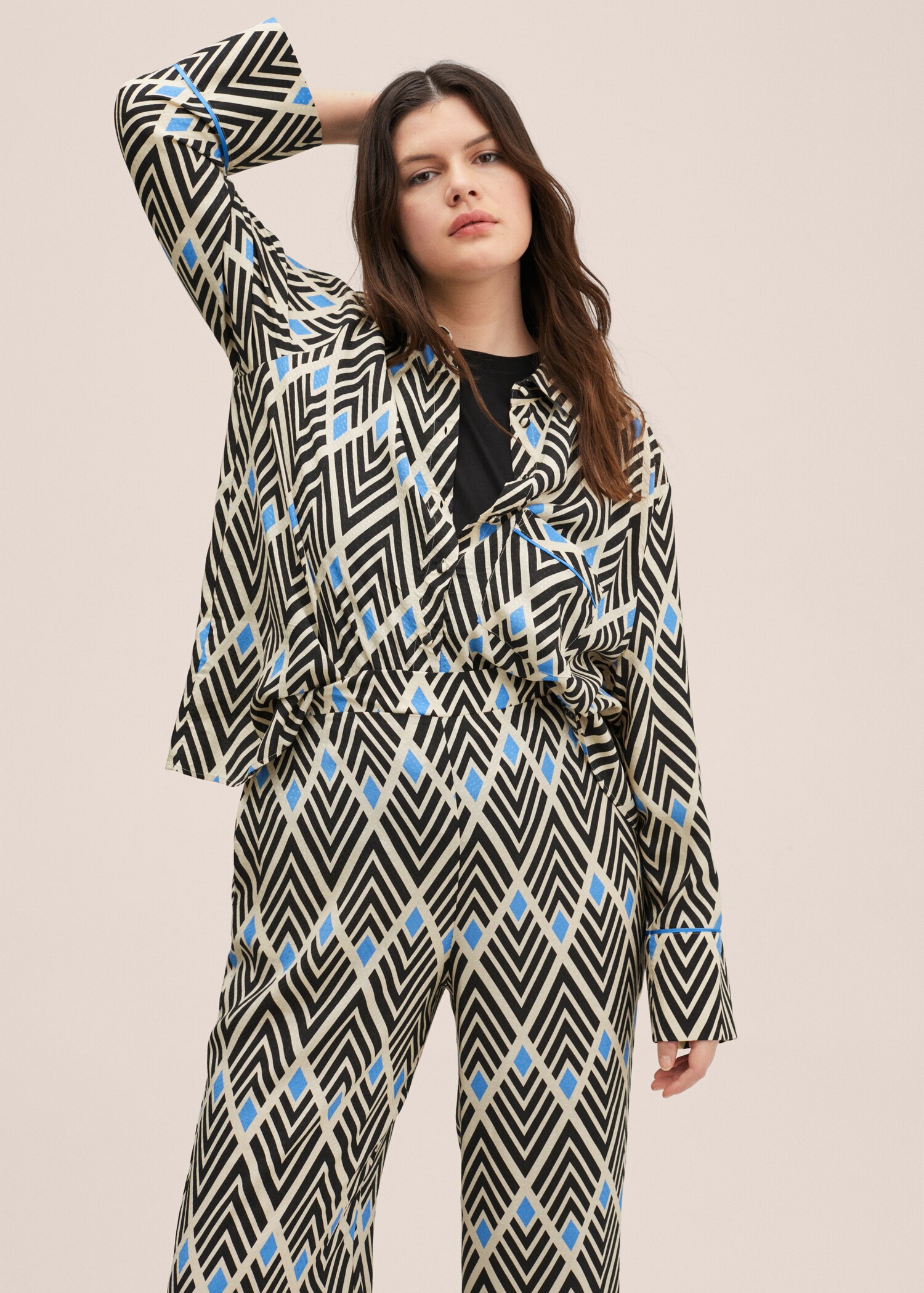 Geometric print shirt - Details of the article 3