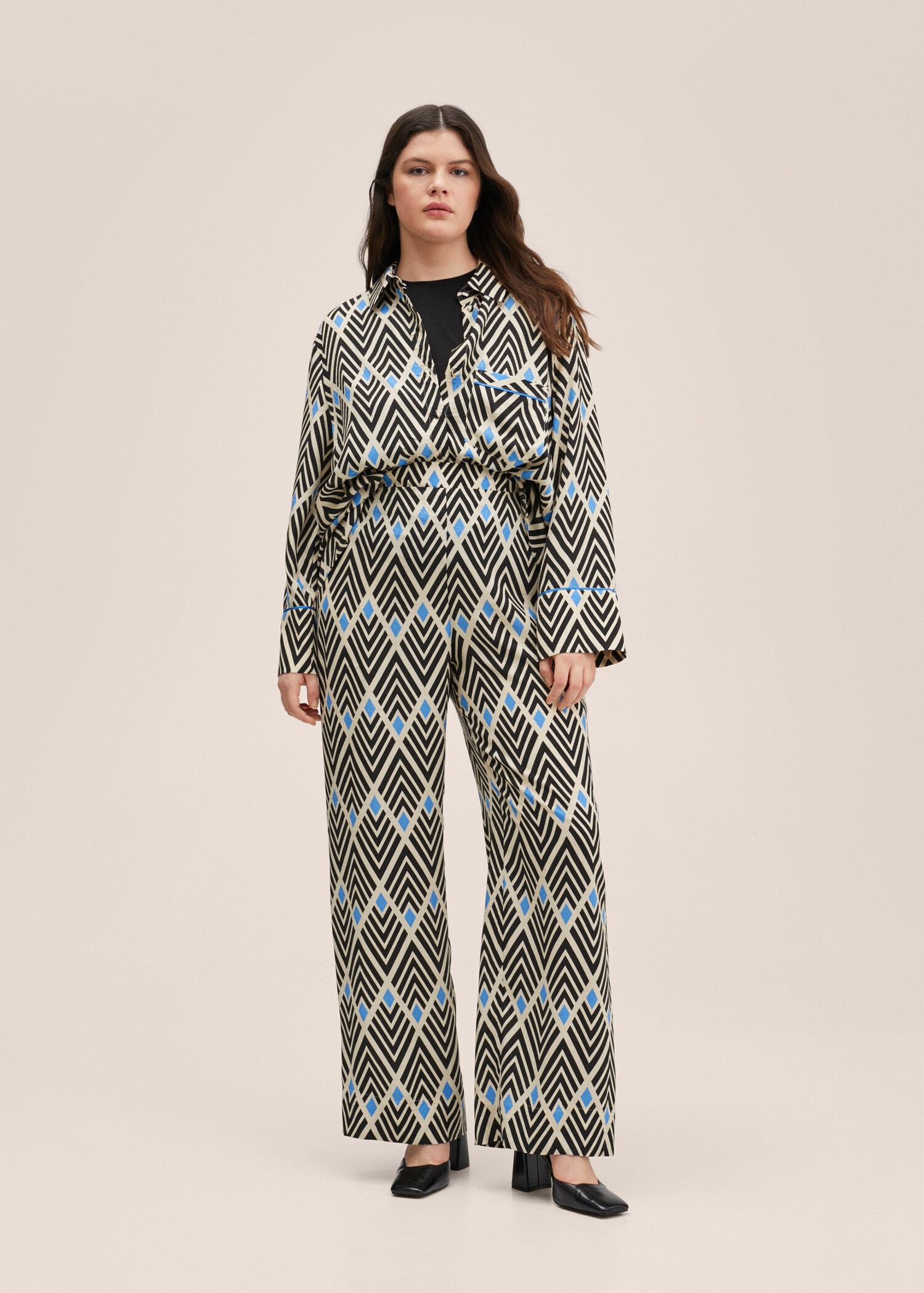 Geometric print shirt - Details of the article 4
