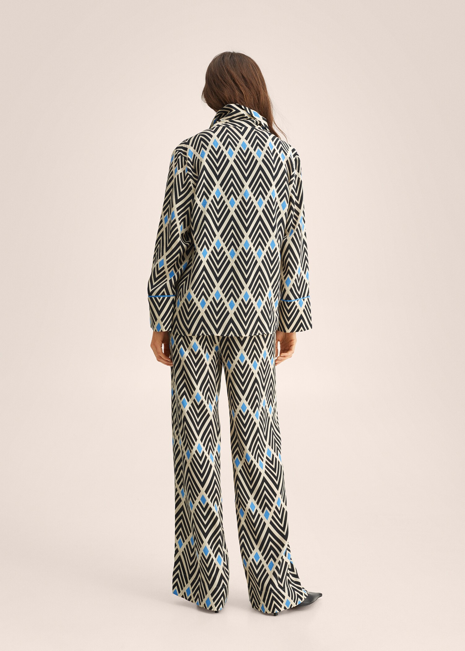 Geometric print shirt - Reverse of the article
