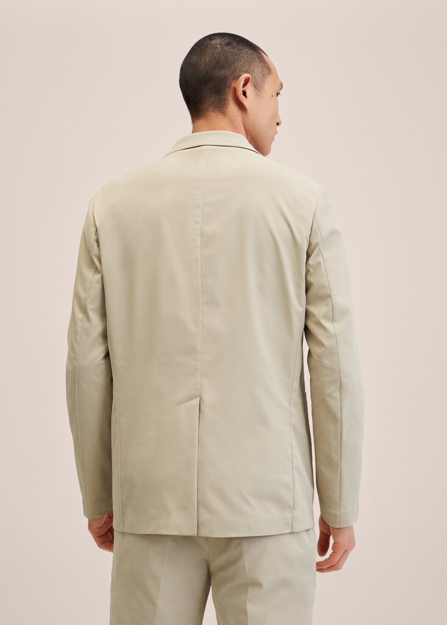 Oblekové strečové sako slim fit - Zadní strana zboží