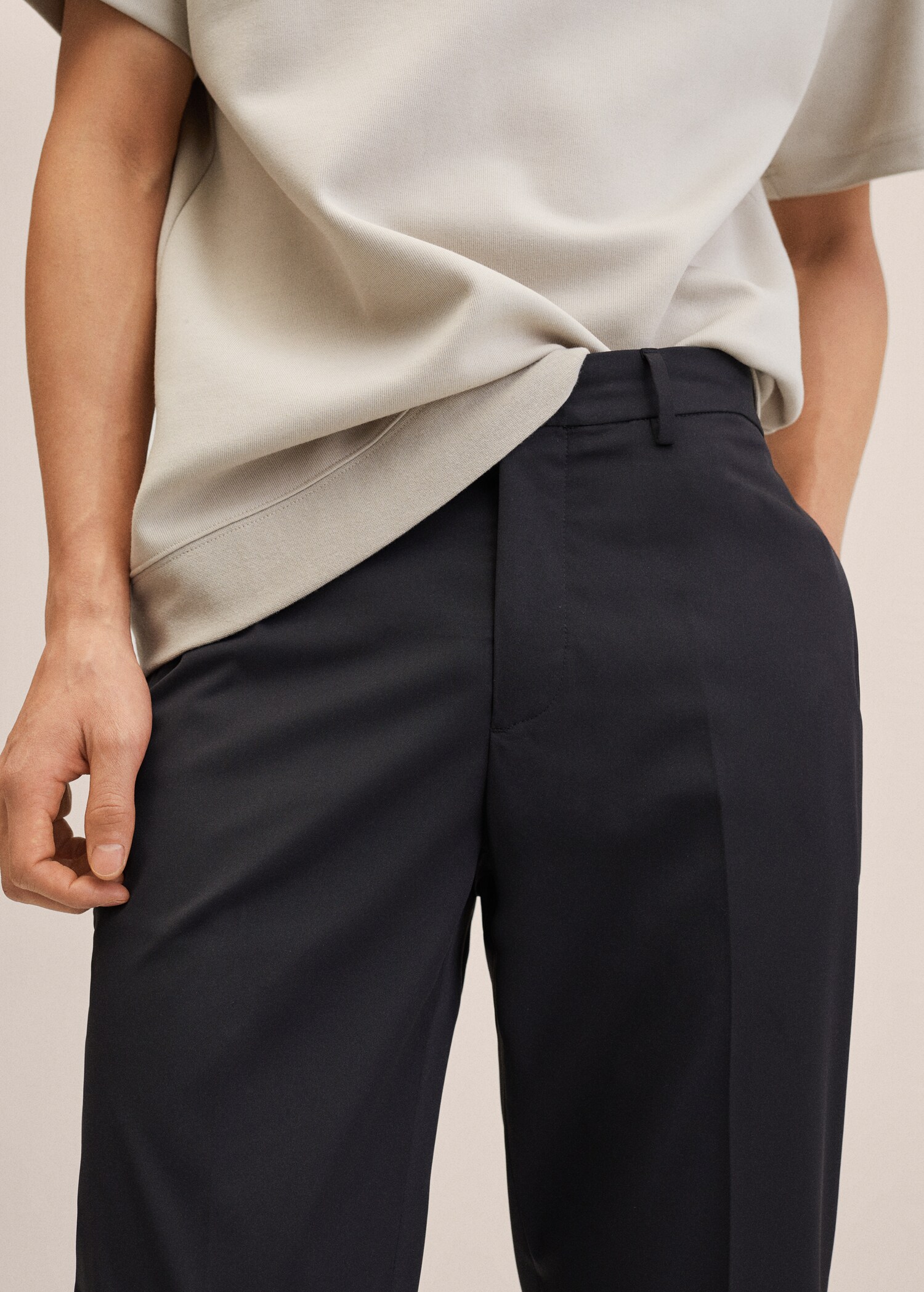 Pantalón traje slim fit stretch - Detalle del artículo 1