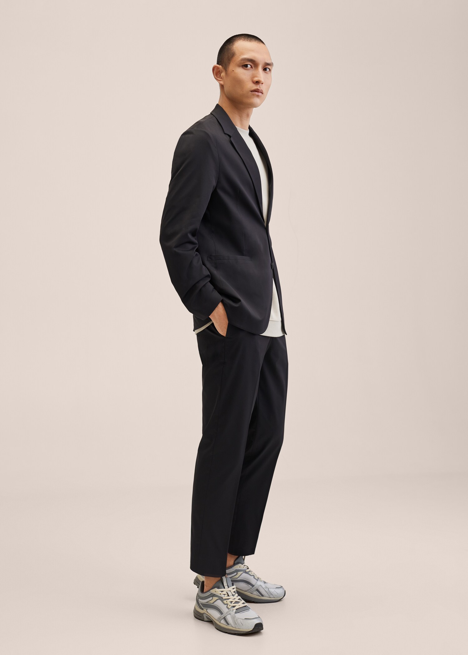 Pantalón traje slim fit stretch - Detalle del artículo 2