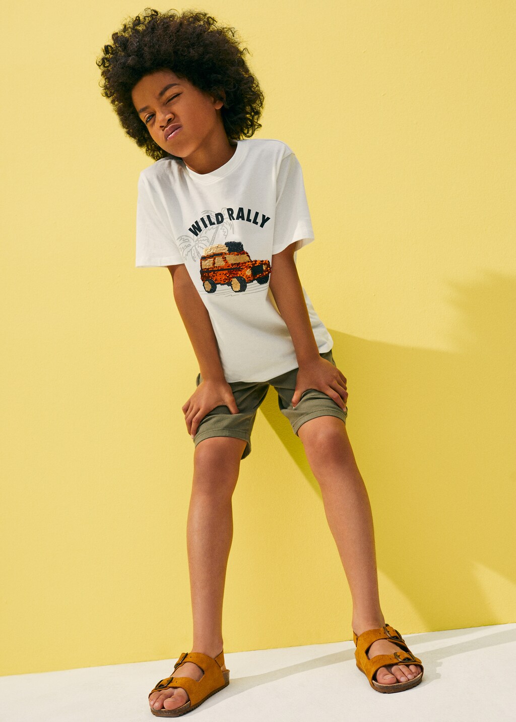 Camiseta lentejuelas reversibles niño online