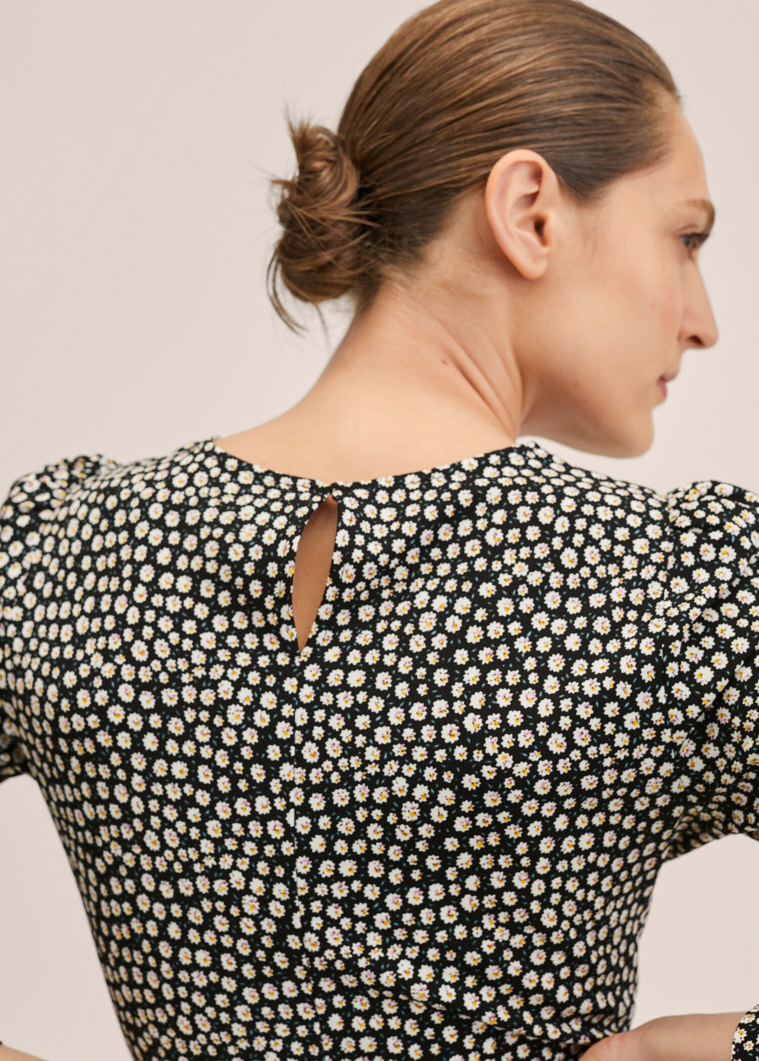 Vestido estampado volante - Detalle del artículo 2