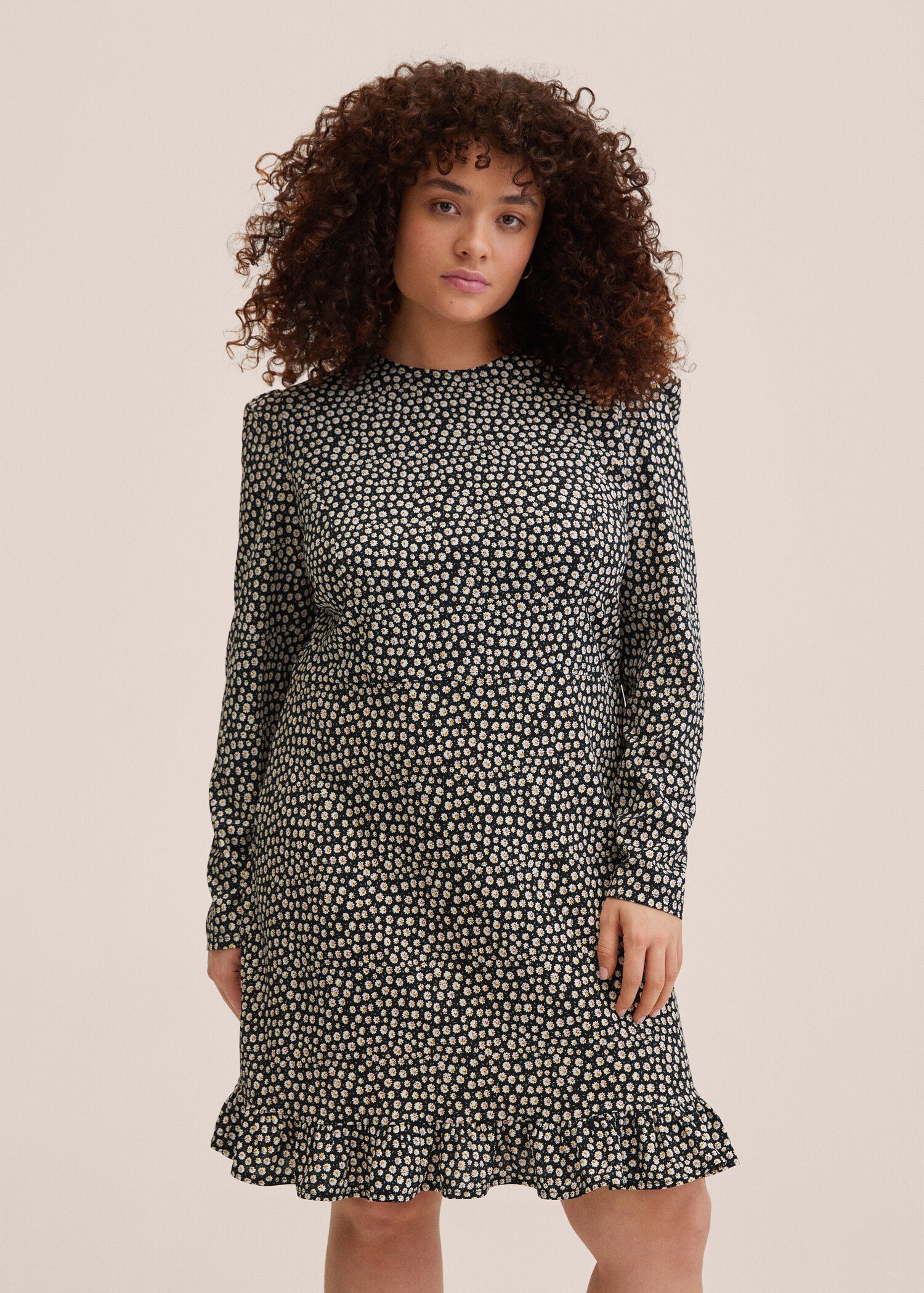 Vestido estampado volante - Detalle del artículo 5