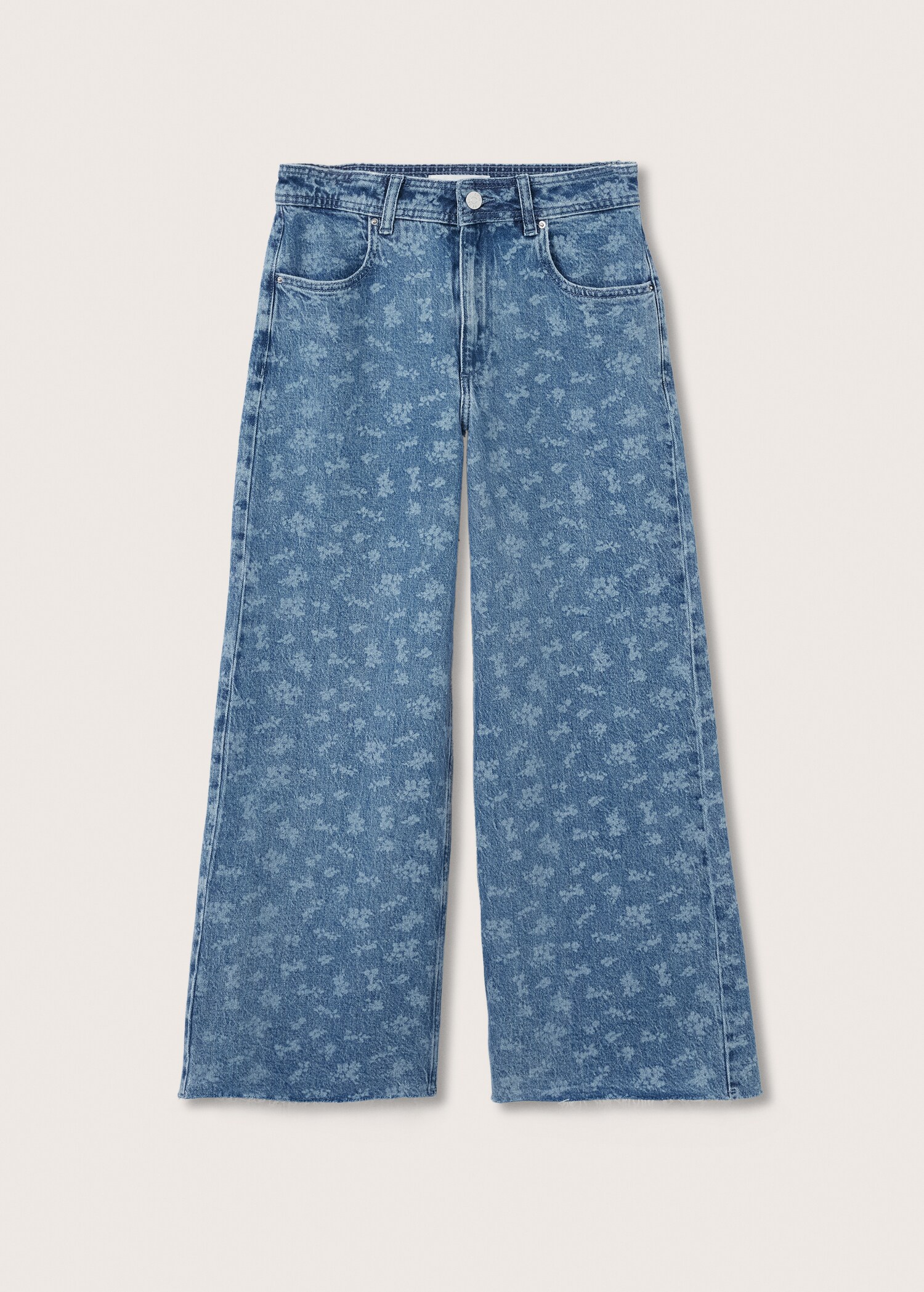 Džíny culottes s vysokým pasem - Zboží bez modelu