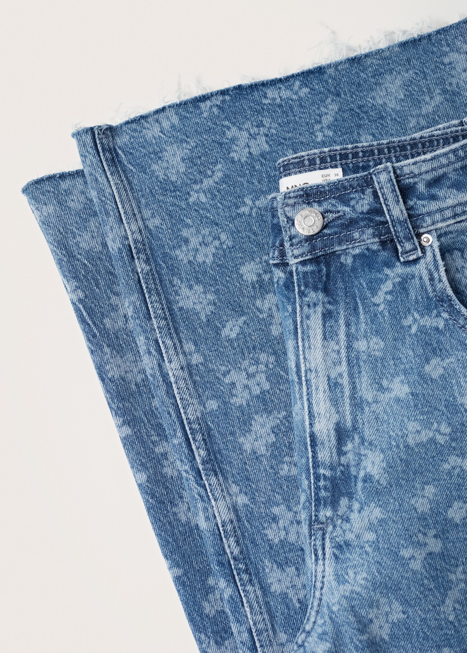 Džíny culottes s vysokým pasem - Detail zboží 8