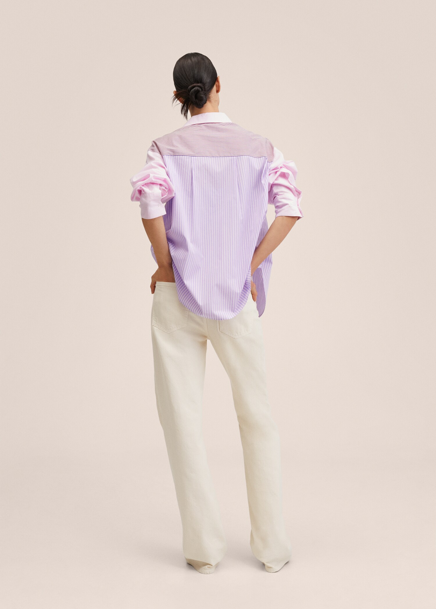 Camisa popelín oversize - Reverso del artículo