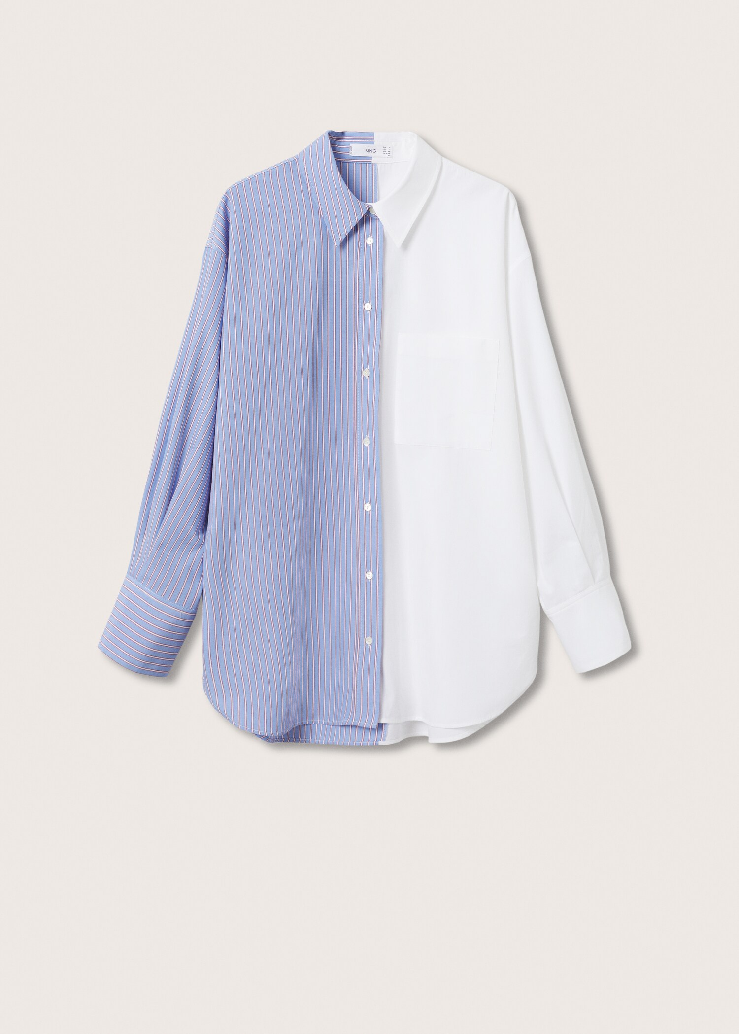 Camisa algodón combinada - Artículo sin modelo