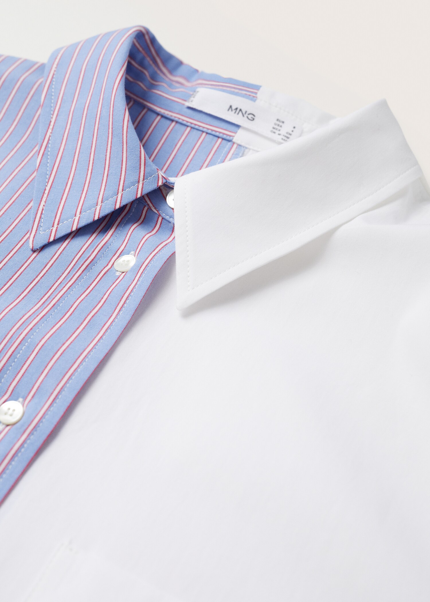 Camisa algodón combinada - Detalle del artículo 8