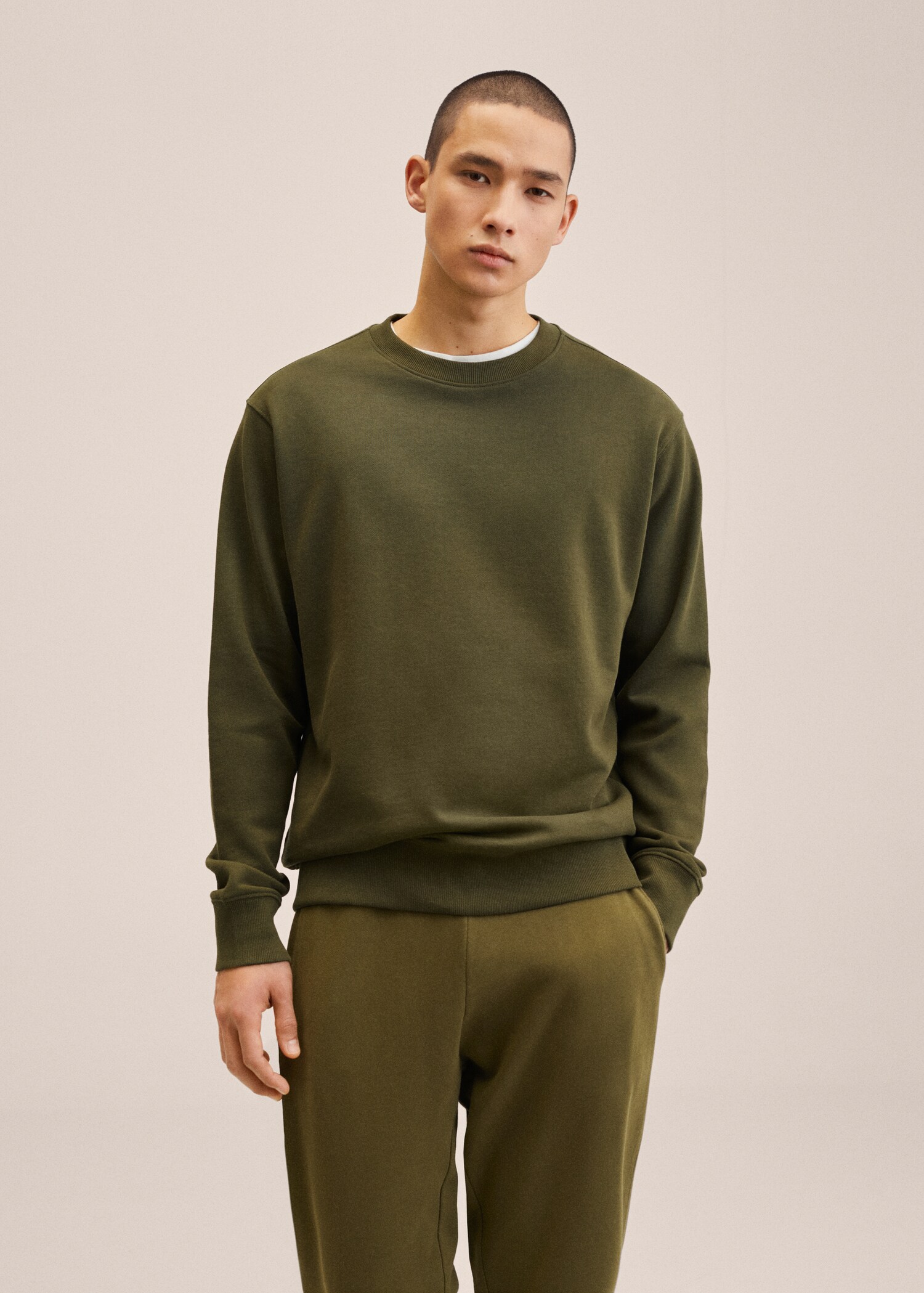Sudadera básica algodón - Plano medio