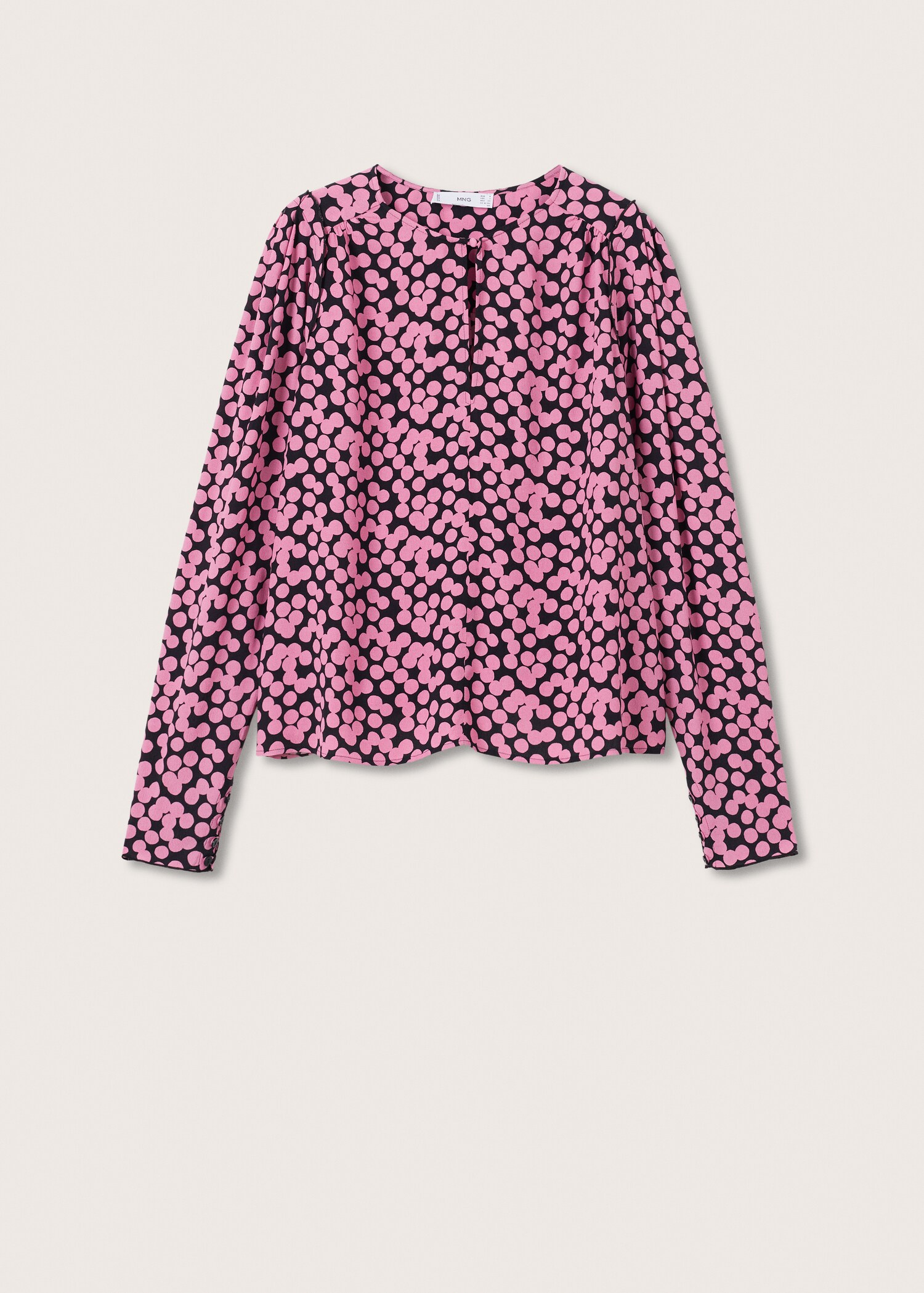 Blusa estampado topos - Artículo sin modelo