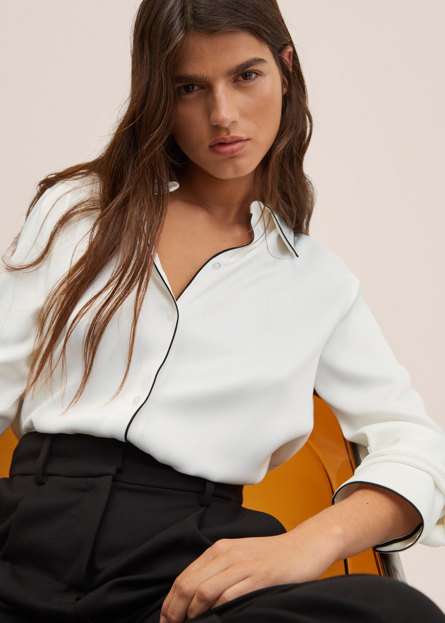 Satin shirt - Details of the article 2