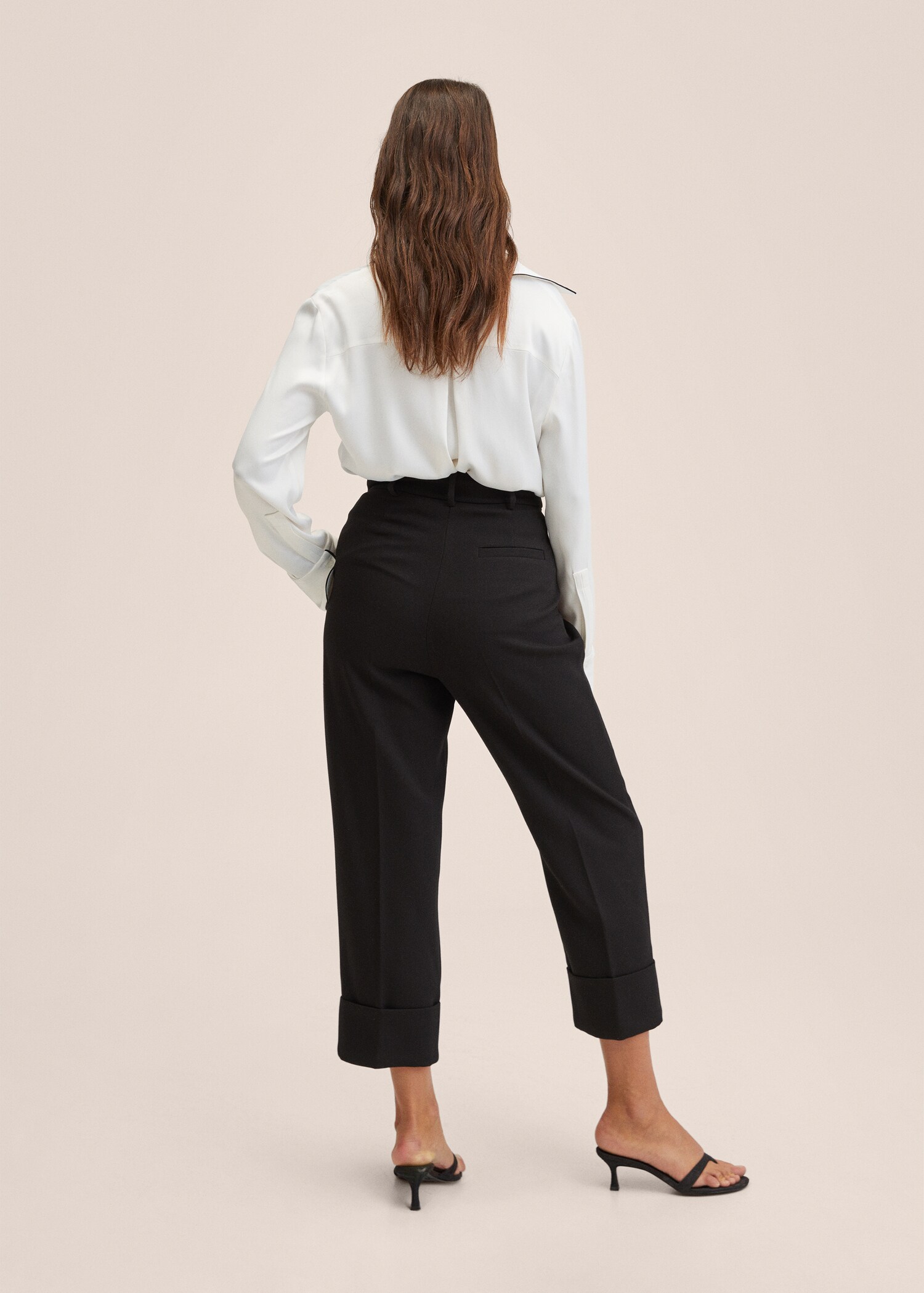 Satin shirt - Reverse of the article