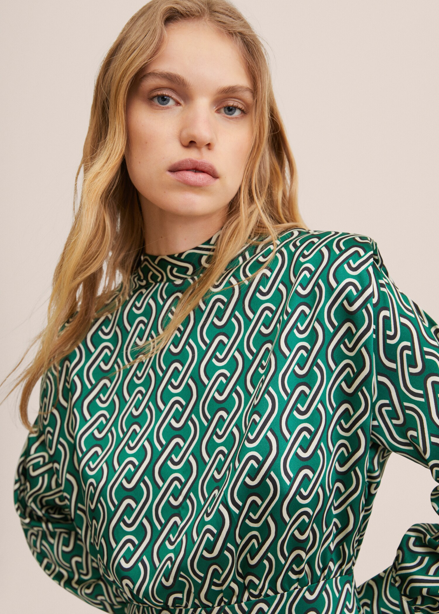 Vestido estampado cadenas - Detalle del artículo 3
