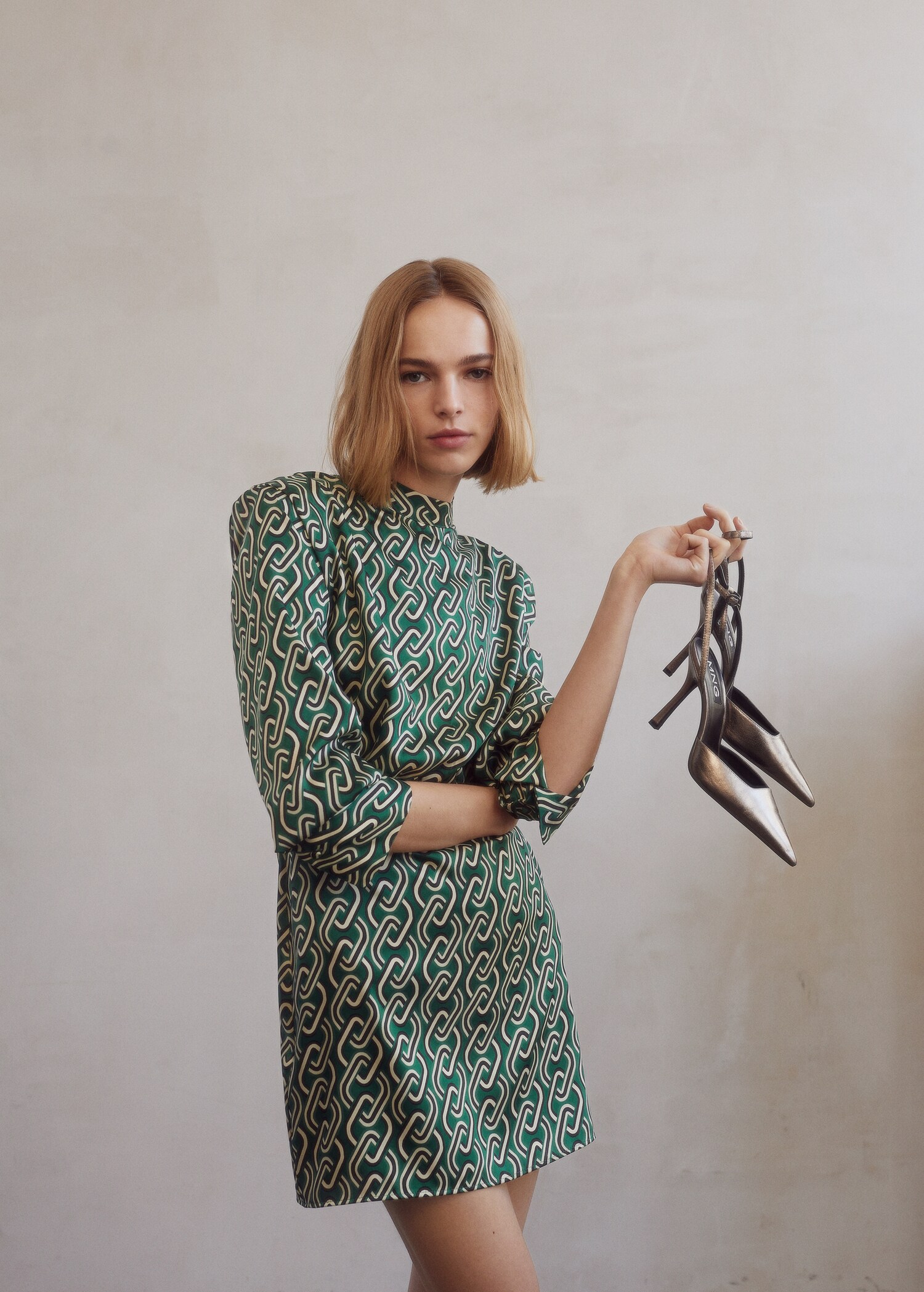 Vestido estampado cadenas - Detalle del artículo 7